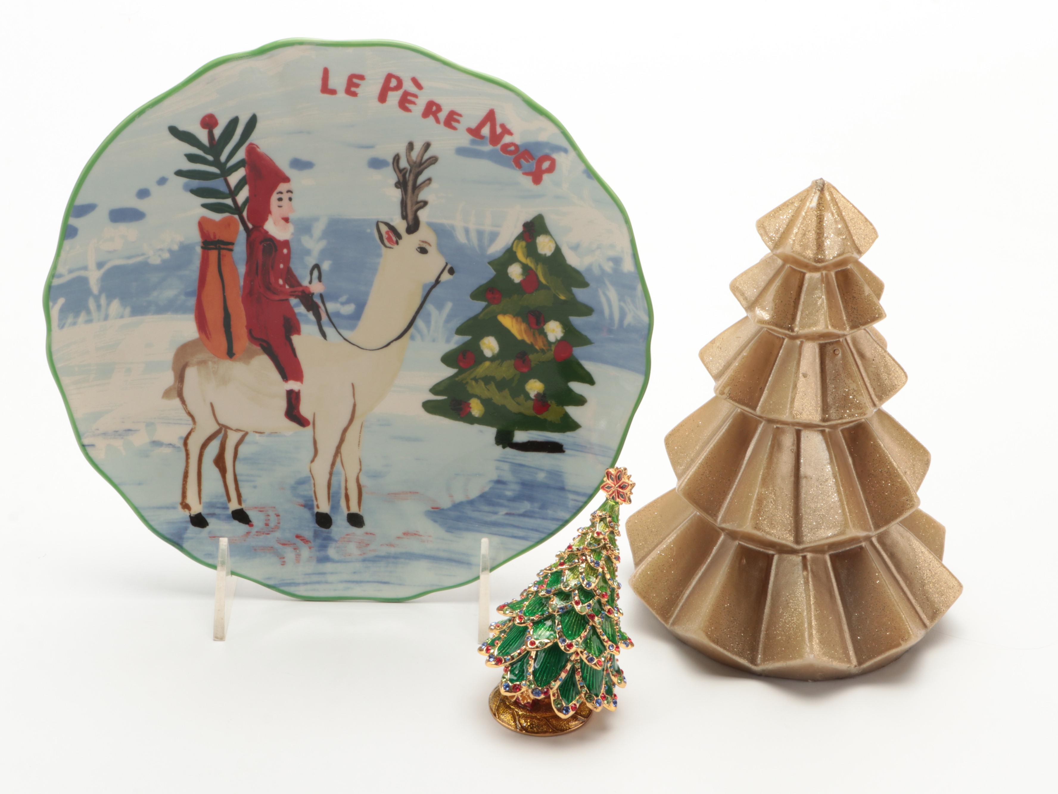 Spode "Christmas Tree" Porcelain Tableware and More Christmas Table Accessories