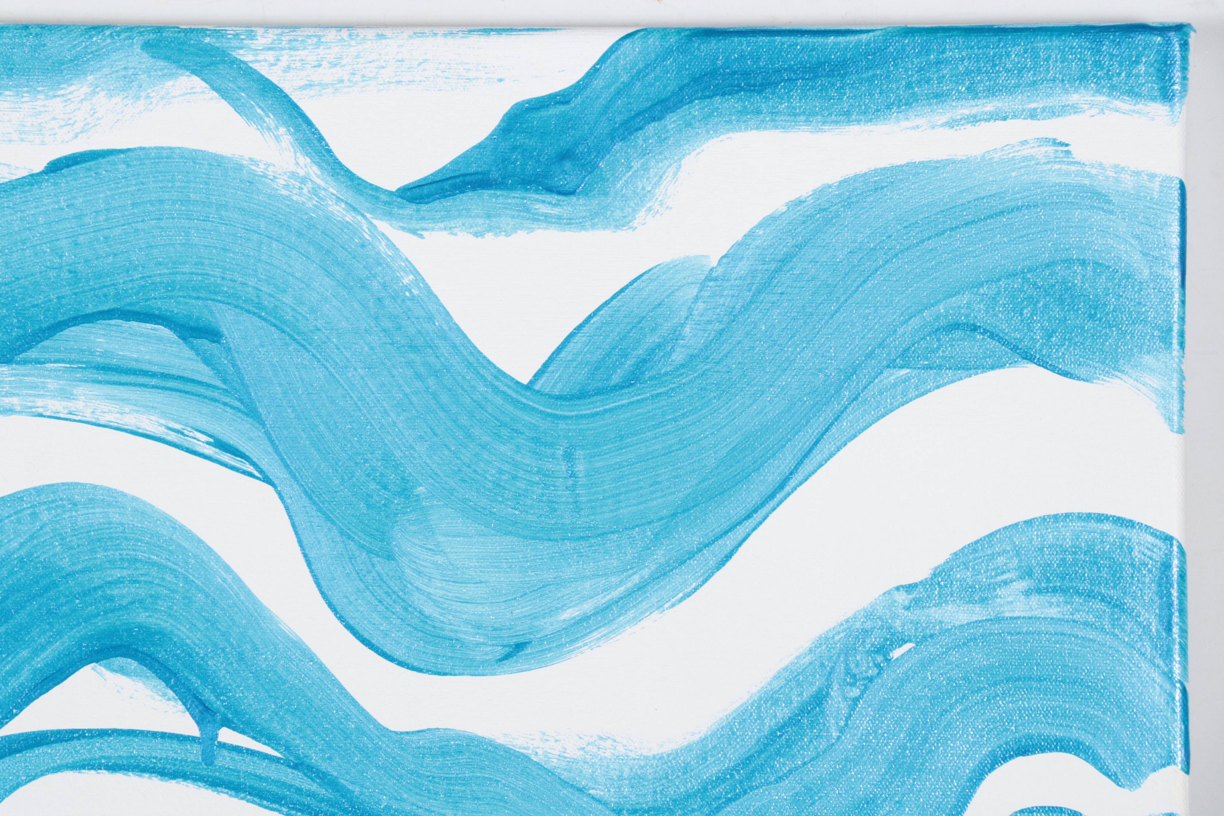 Susan Crew Acrylic Painting "Water Kingdom 1", 21st Century