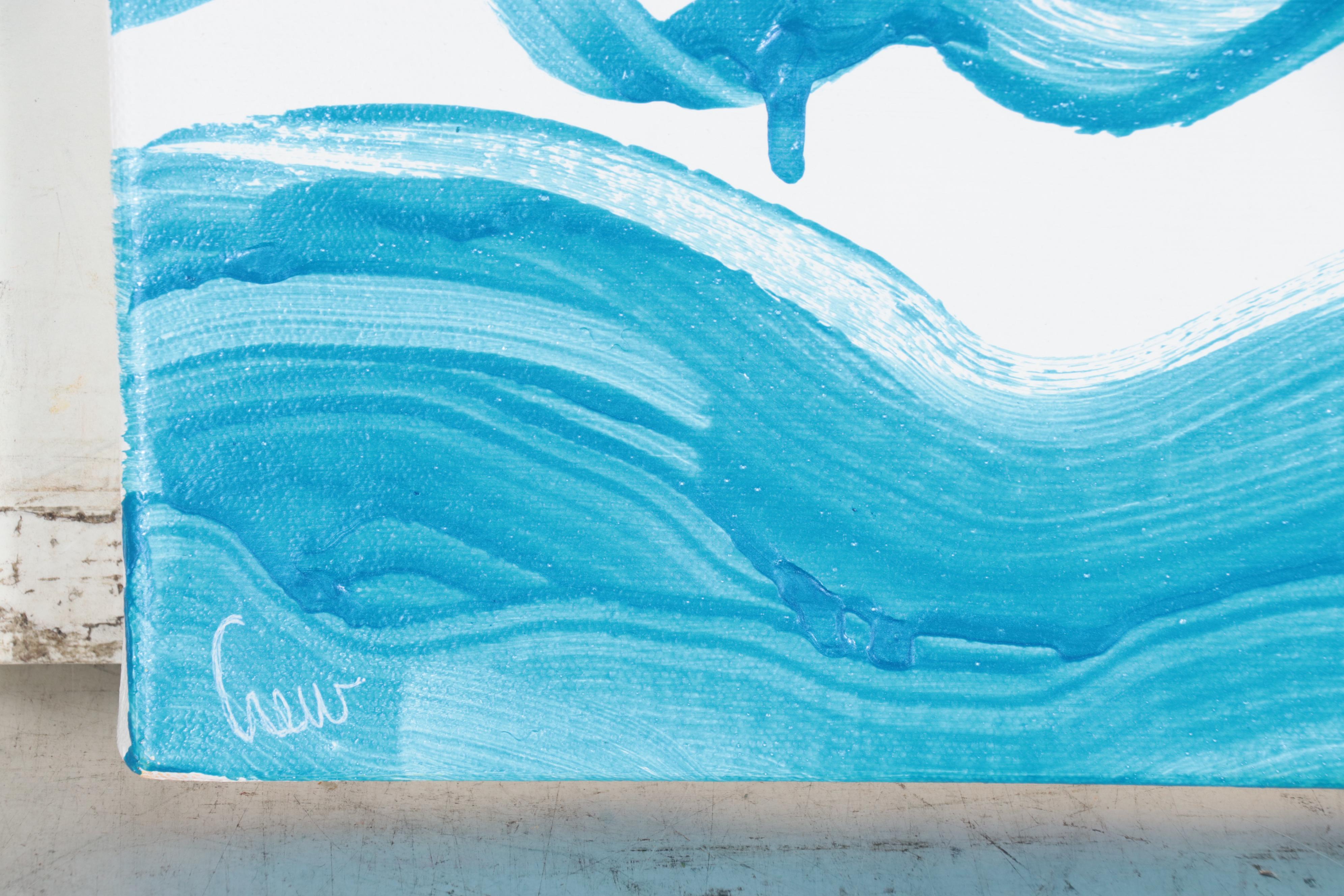 Susan Crew Acrylic Painting "Water Kingdom 1", 21st Century