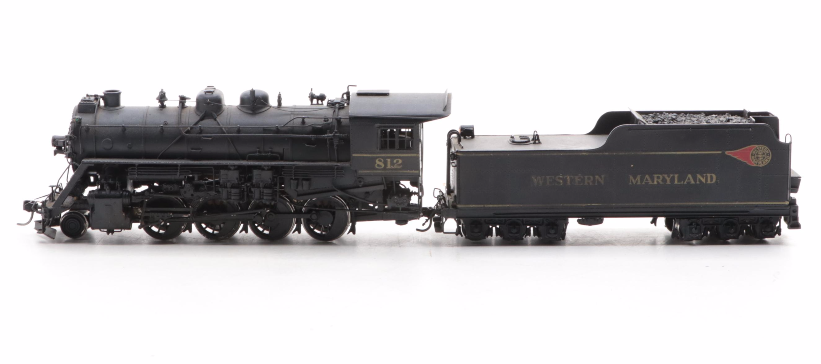 Pacific Fast Mail Western Maryland HO Scale 2-8-0 Locomotive and Tender