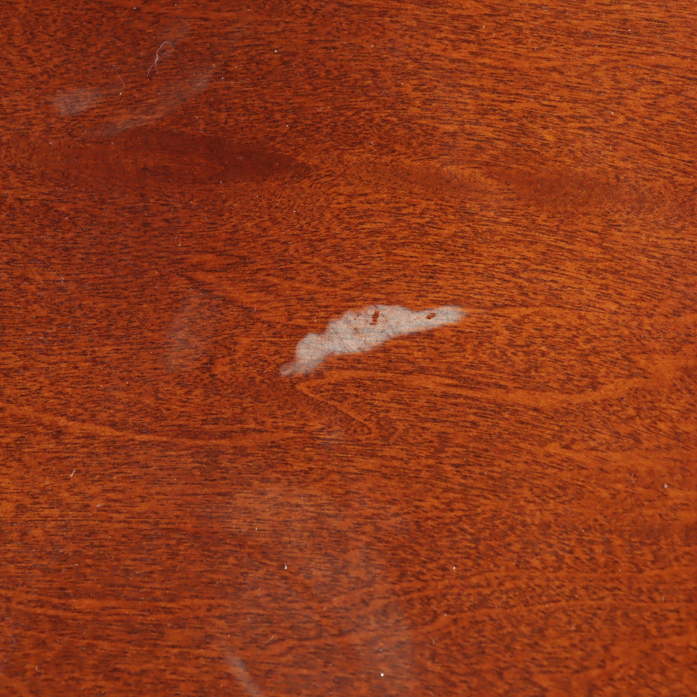 The Bombay Company Queen Anne Style Mahogany-Stained Enclosed Dressing Table