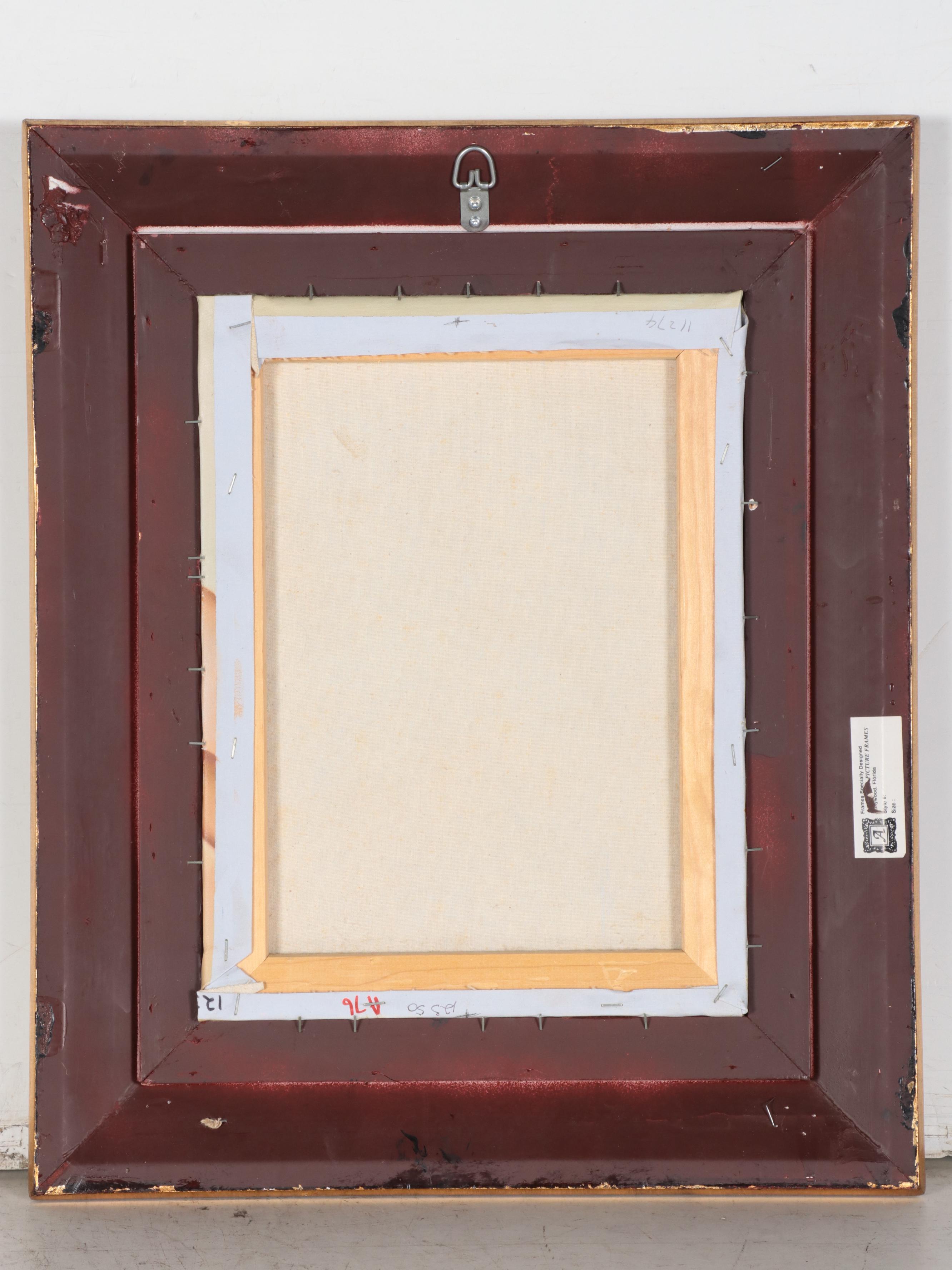 Oil Painting After Tamara de Lempicka "Spring," Late 20th Century