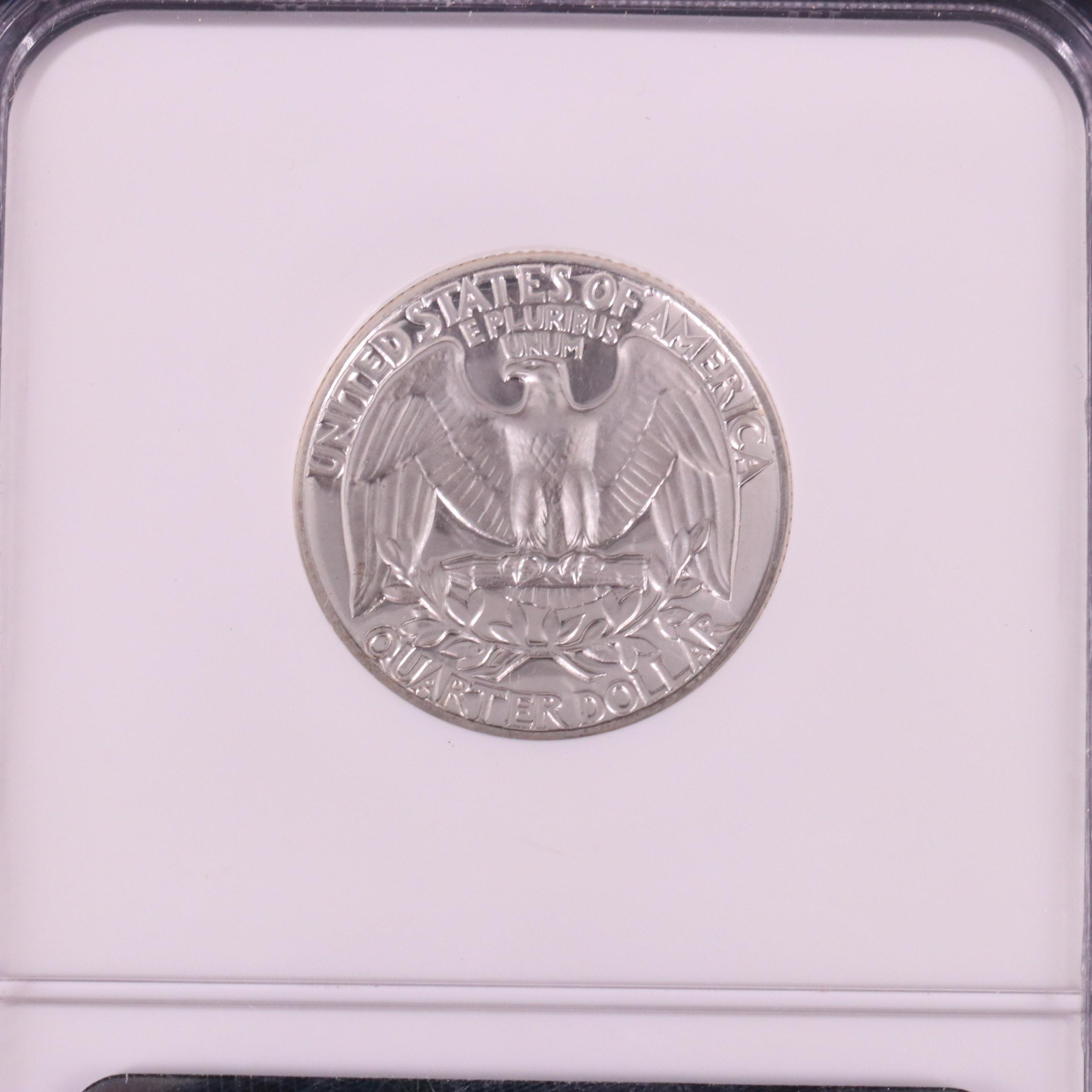 Three NGC and PCGS Graded Proof Silver Washington Quarters