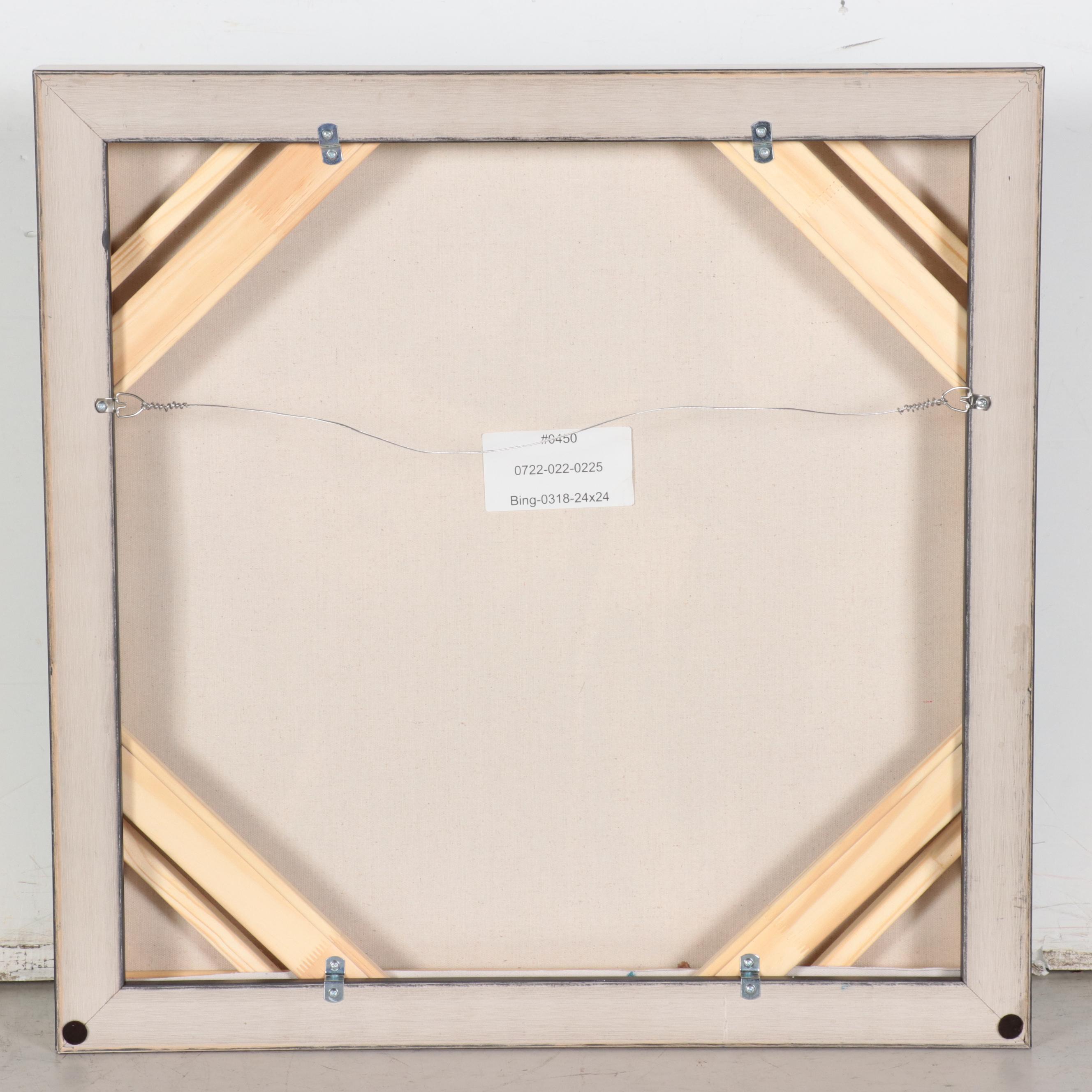 Bing Non-Objective Abstract Acrylic Painting