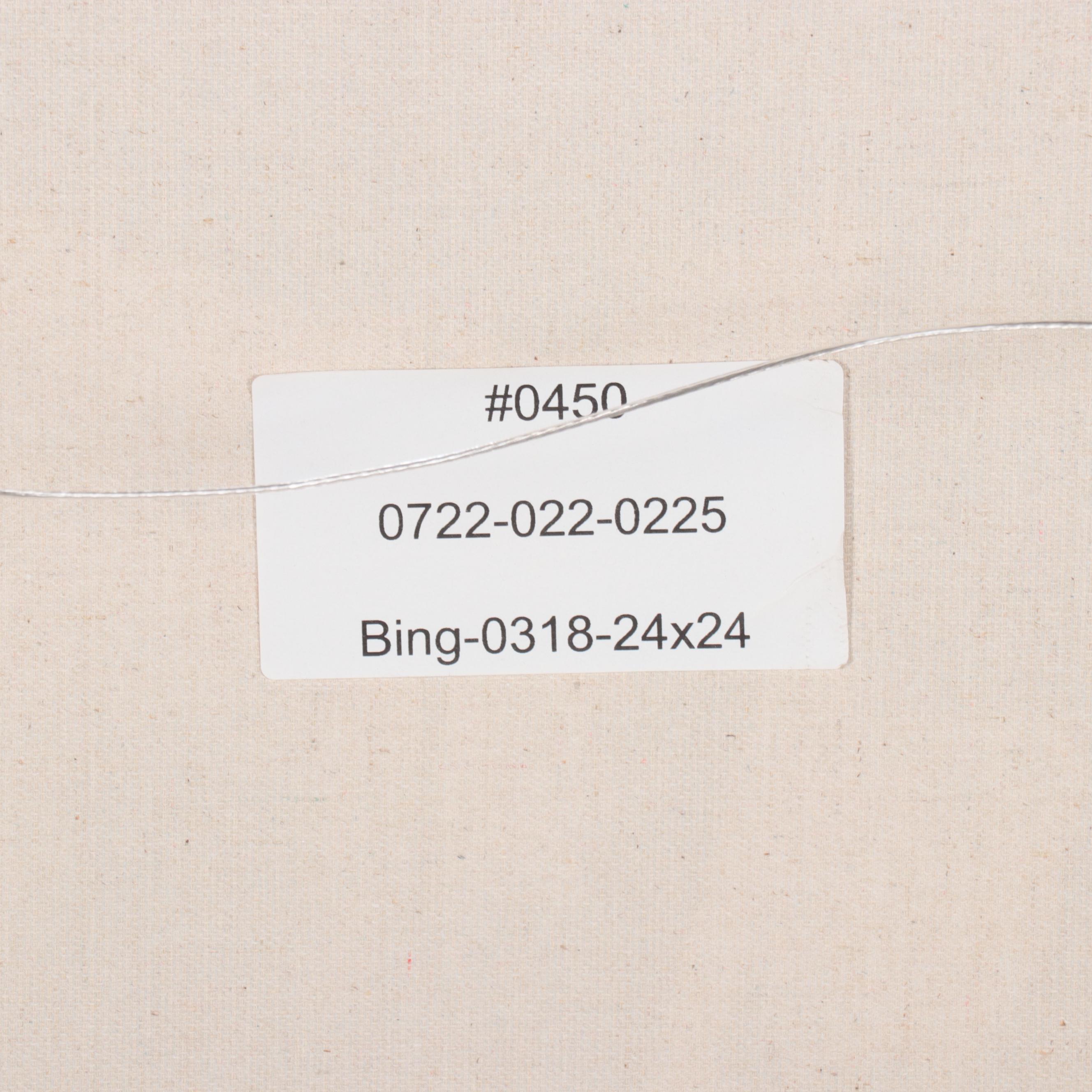 Bing Non-Objective Abstract Acrylic Painting