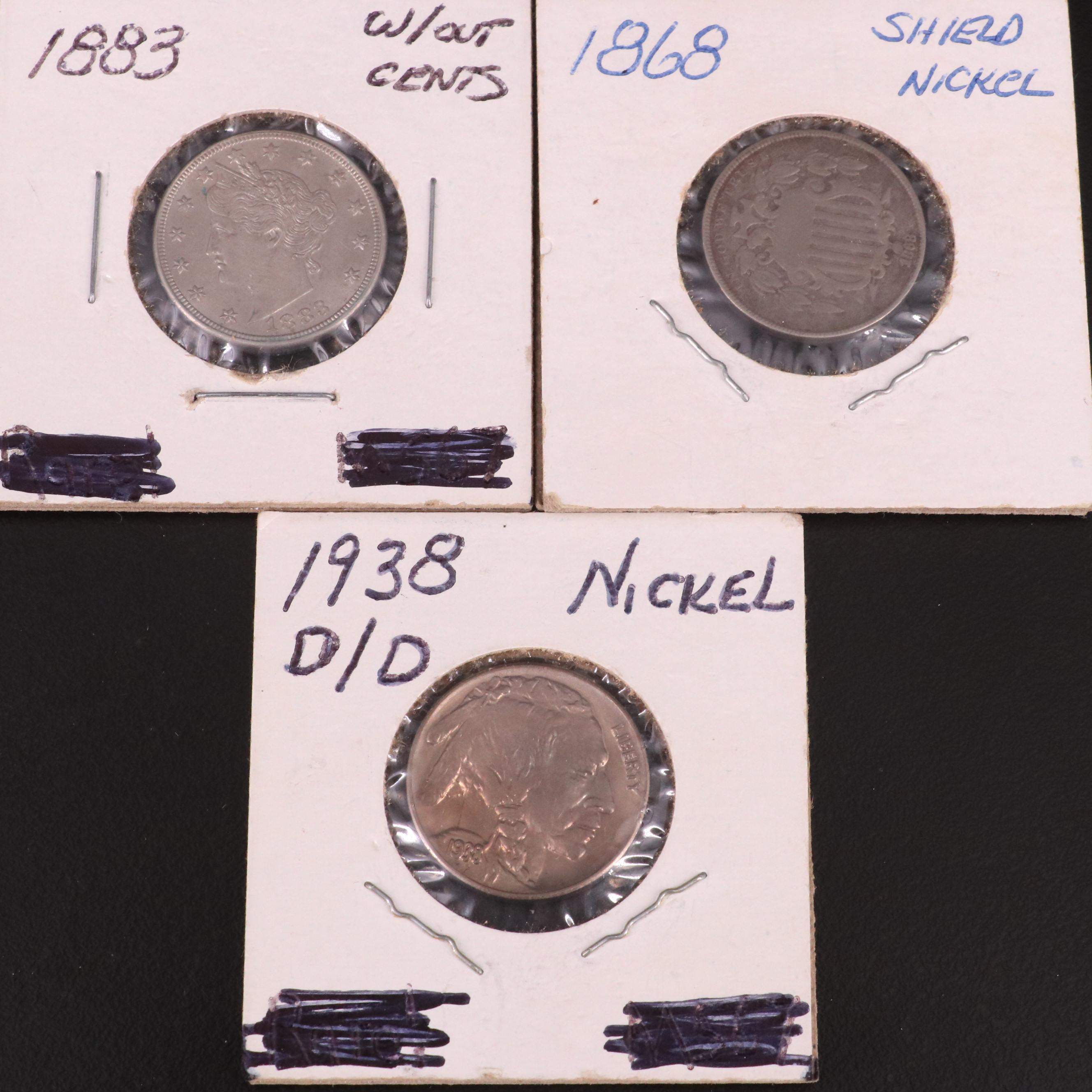 Seven United States Coins