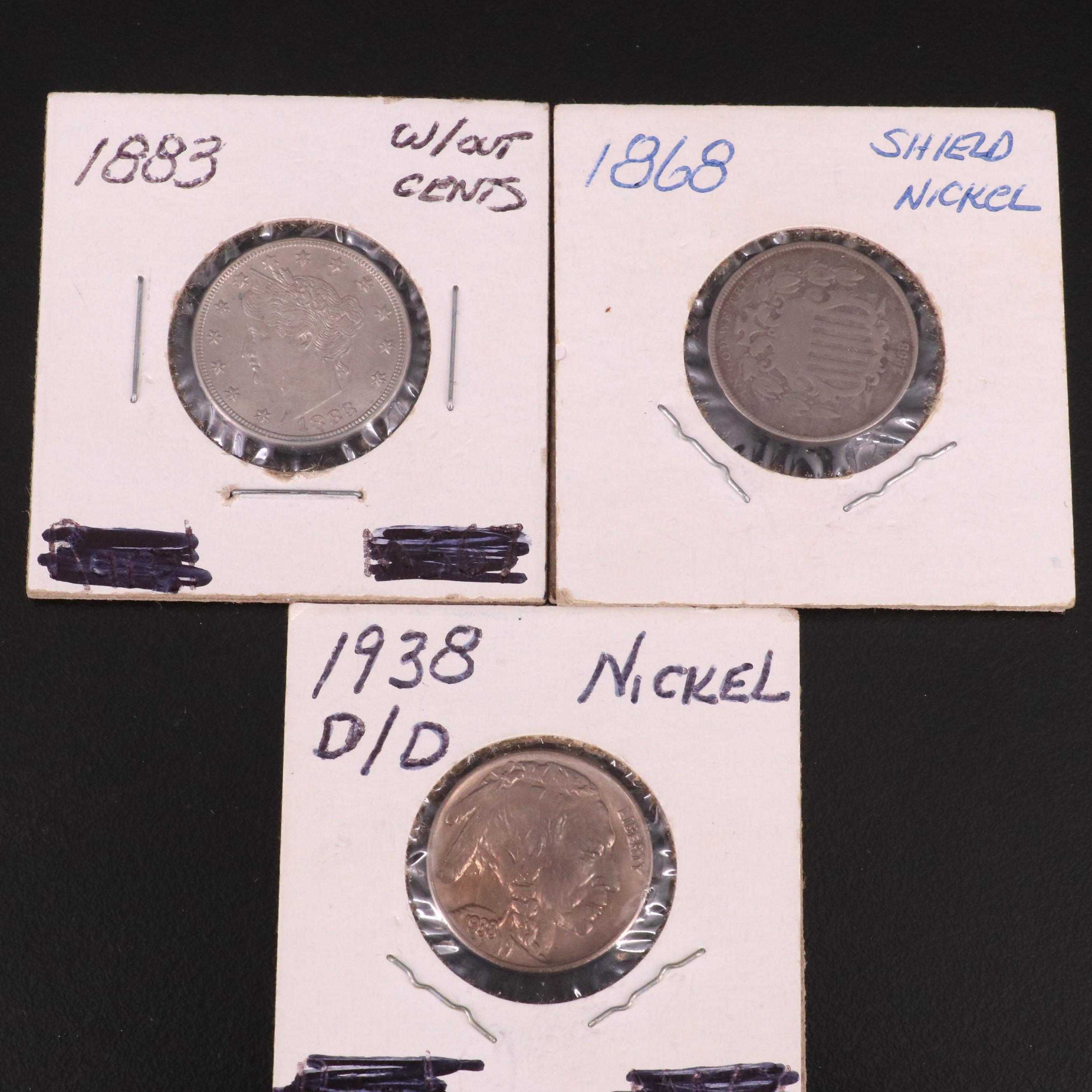 Seven United States Coins