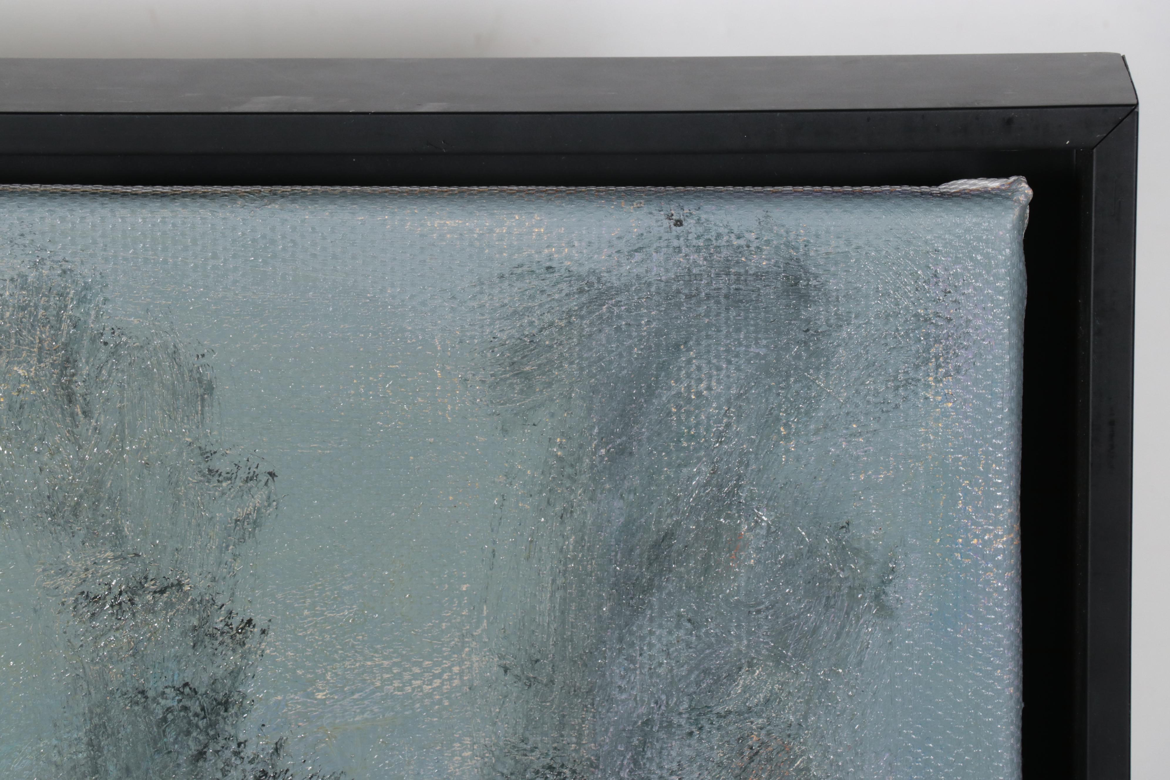 Esther Liu Non-Objective Abstract Mixed Media Painting