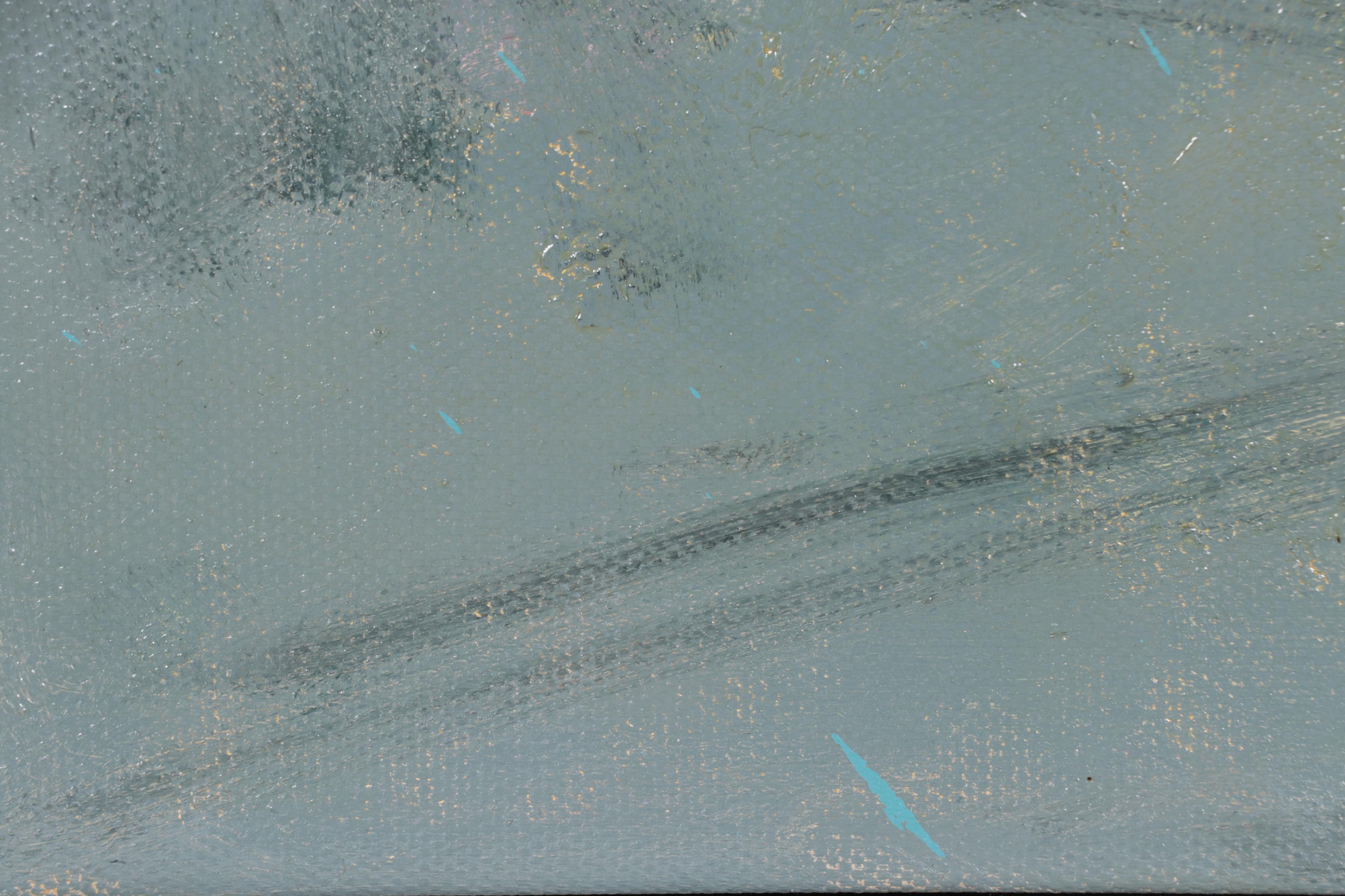 Esther Liu Non-Objective Abstract Mixed Media Painting