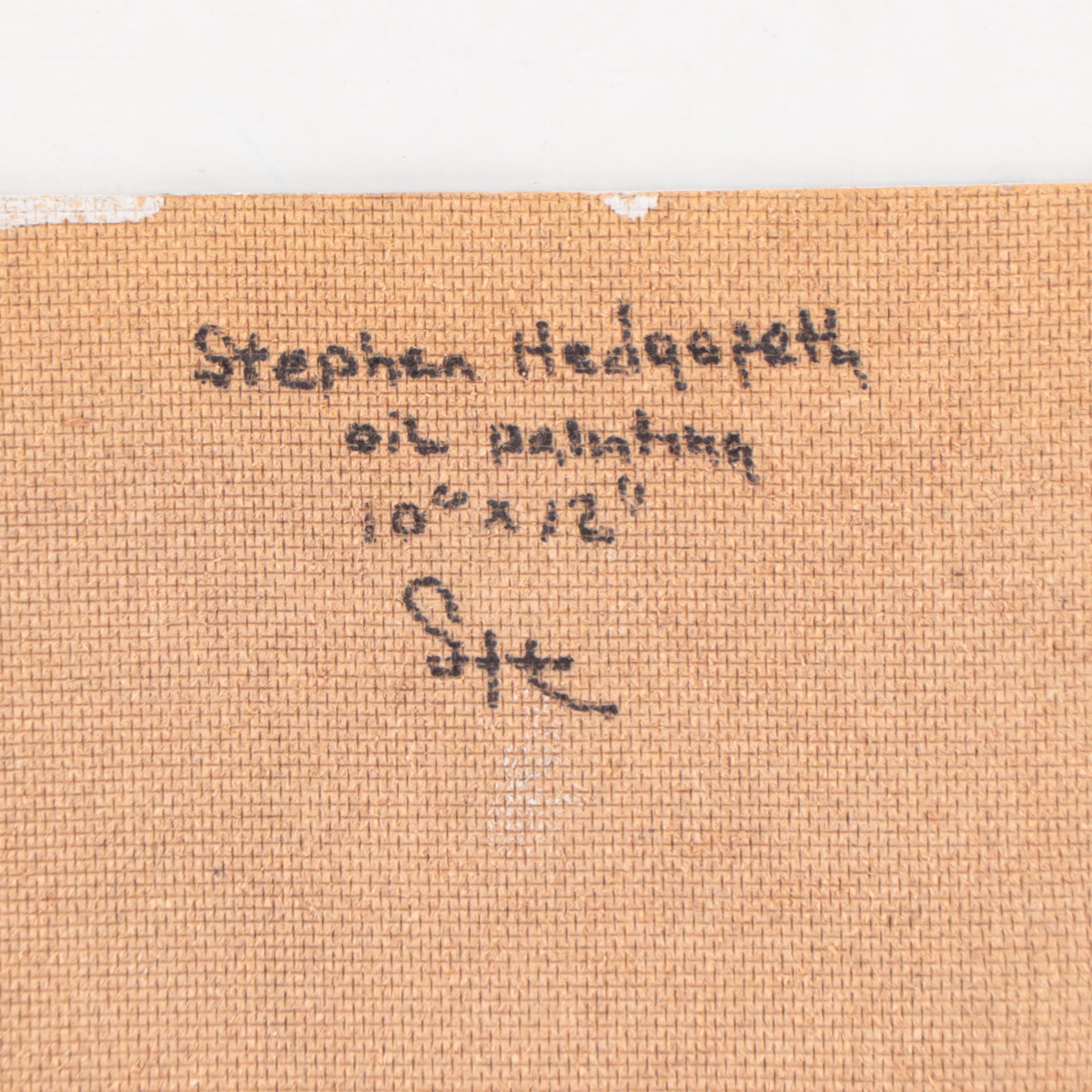 Stephen Hedgepeth Oil Painting of Barn, 21st Century