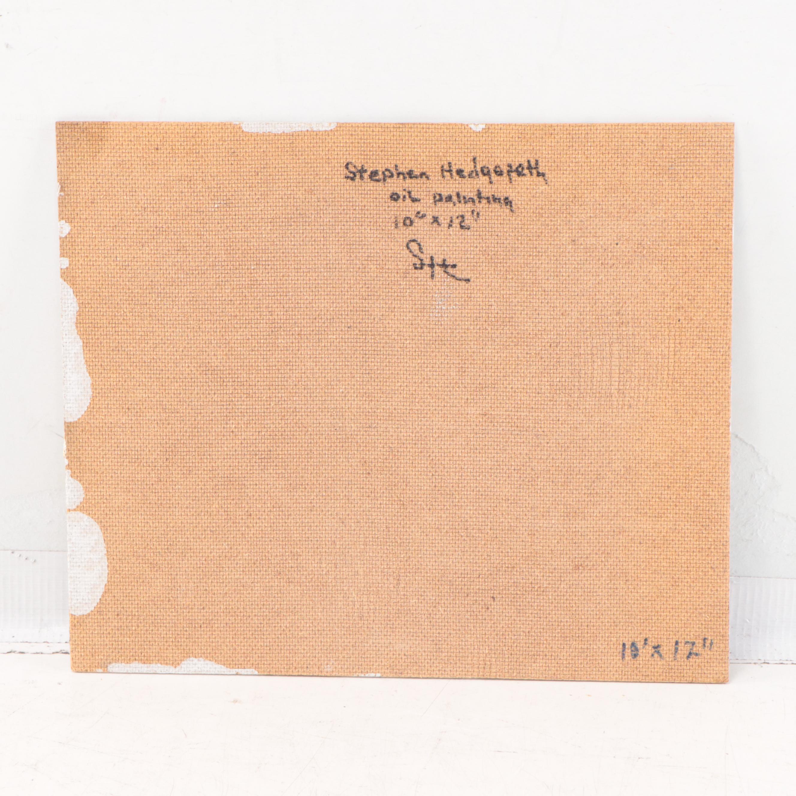 Stephen Hedgepeth Oil Painting of Barn, 21st Century