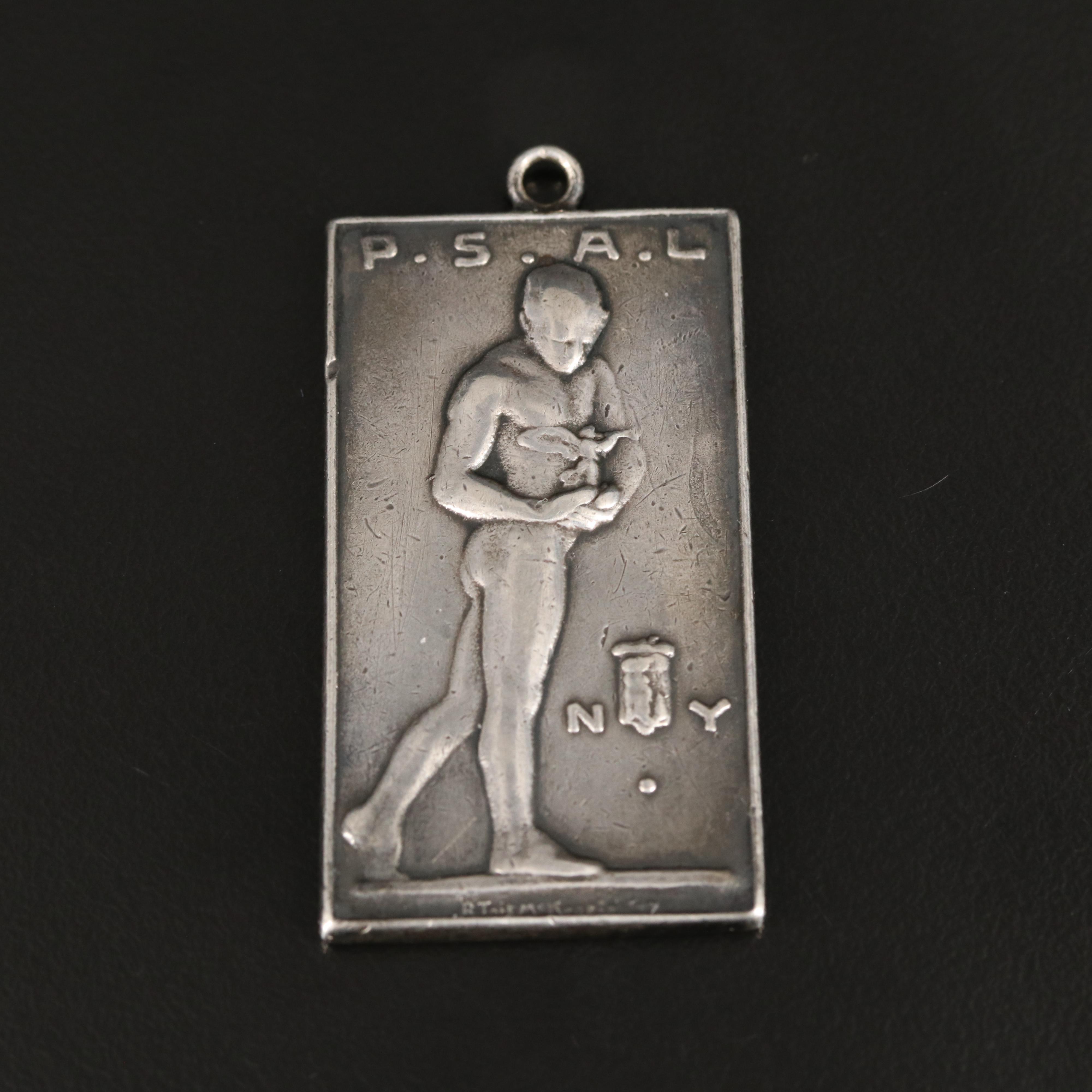 Antique Dieges & Clust Sterling School Pendant
