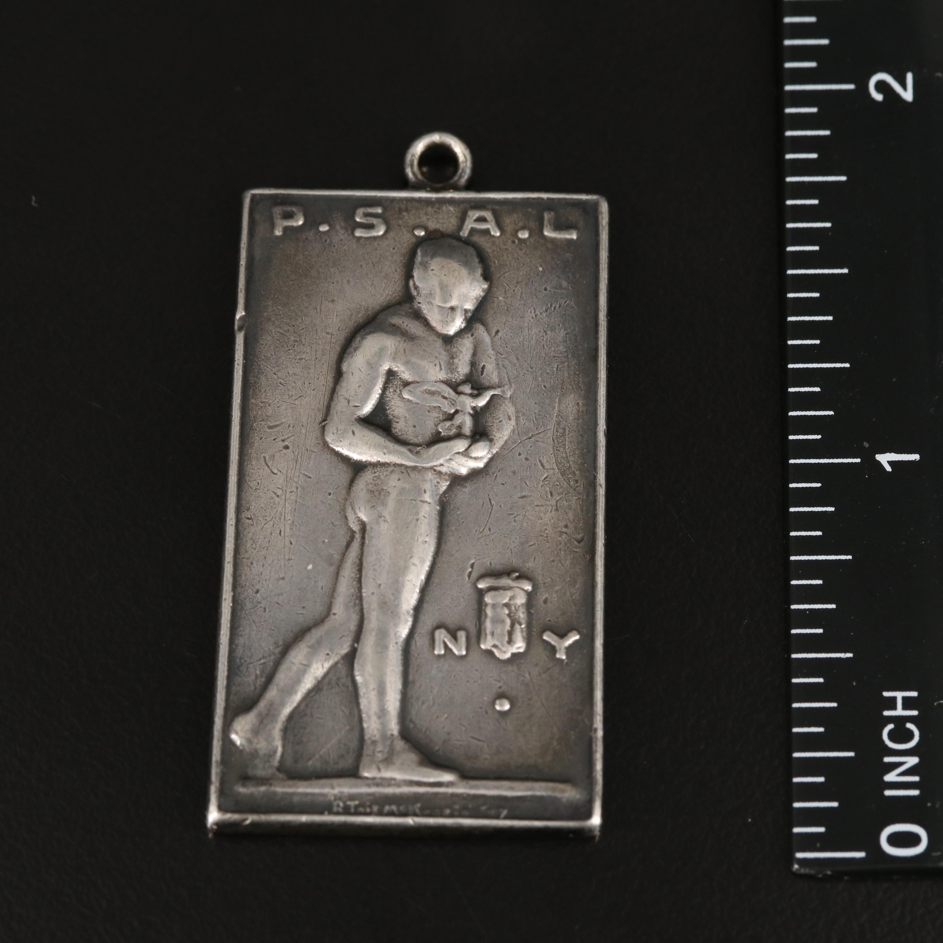 Antique Dieges & Clust Sterling School Pendant