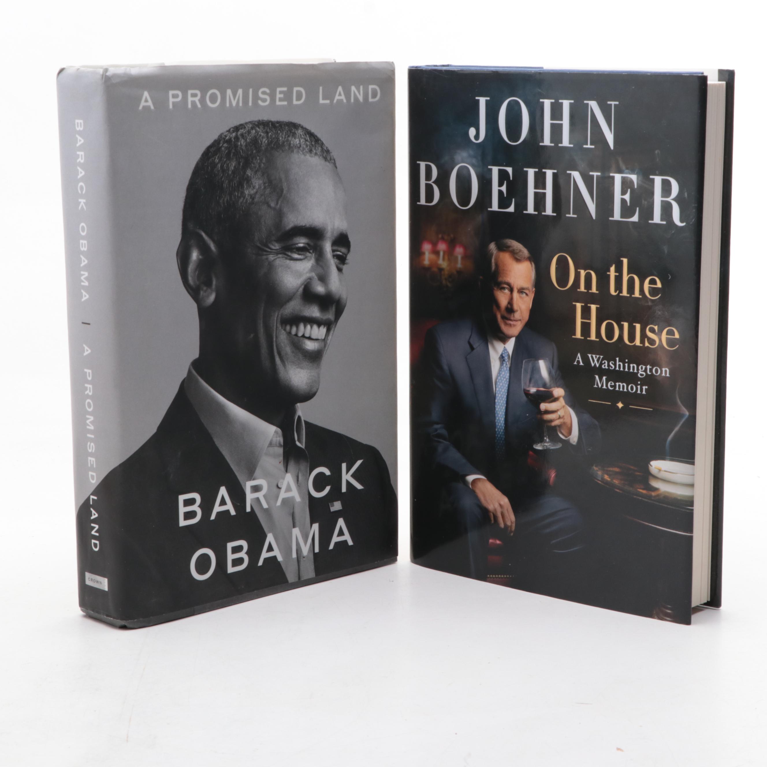 First Edition "On the House" by John Boehner and More Nonfiction Books