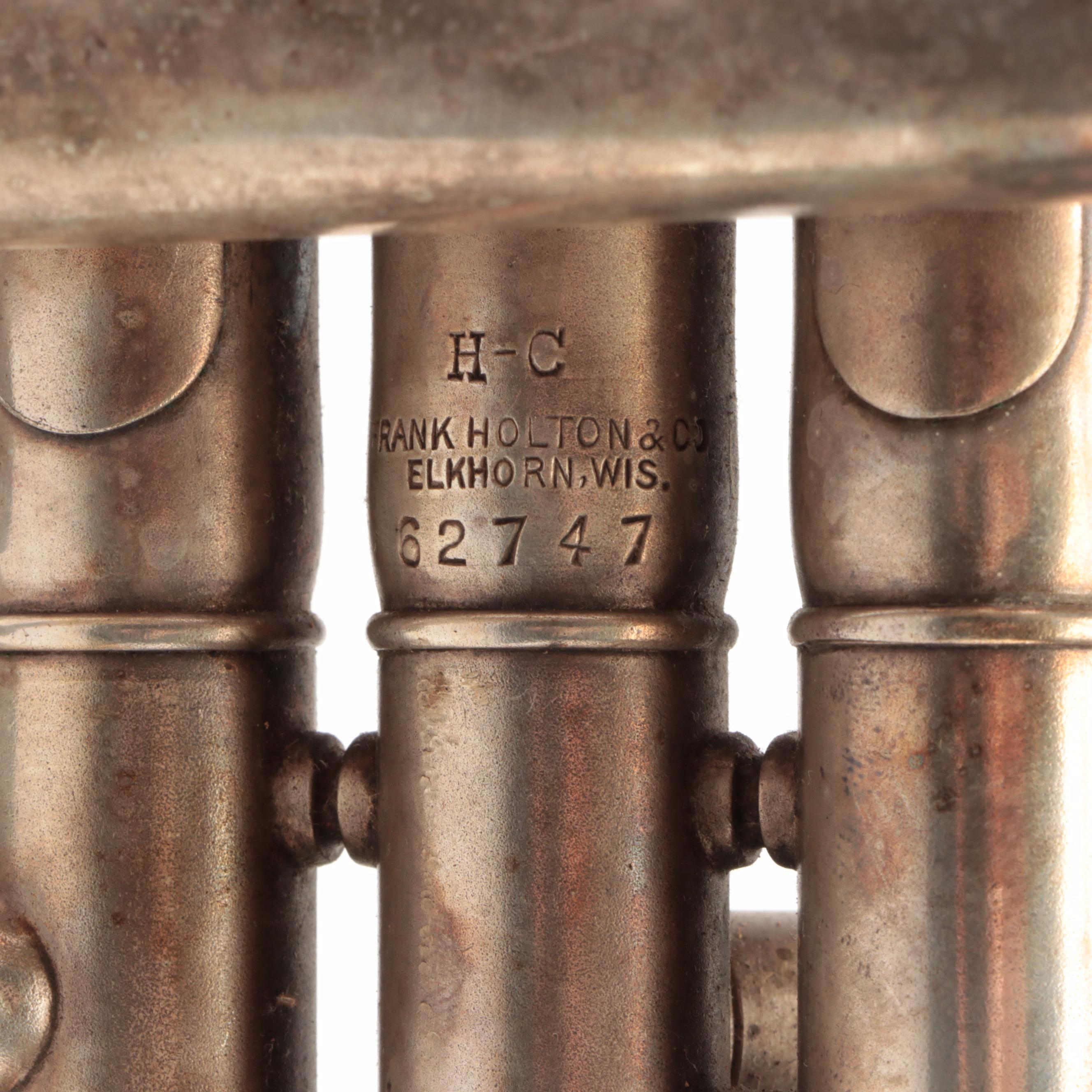 Frank Holton & Co. Model Clarke Cornet with Carrying Case