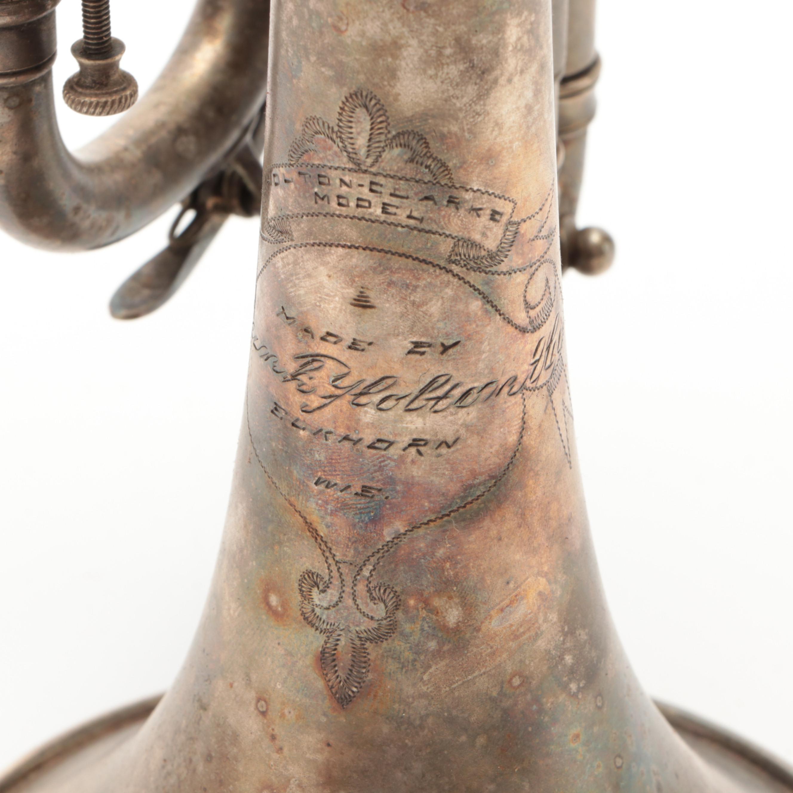 Frank Holton & Co. Model Clarke Cornet with Carrying Case