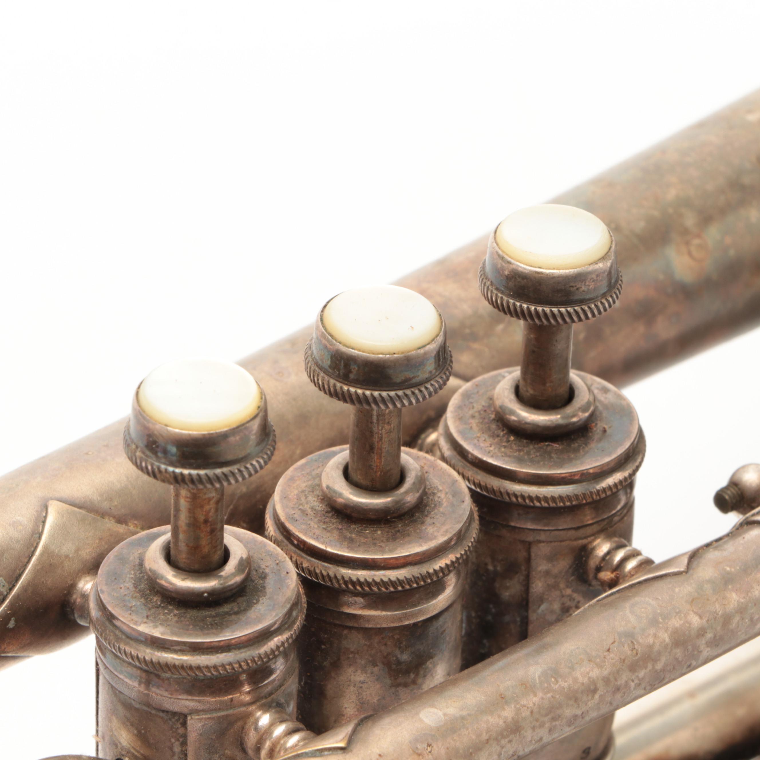 Frank Holton & Co. Model Clarke Cornet with Carrying Case