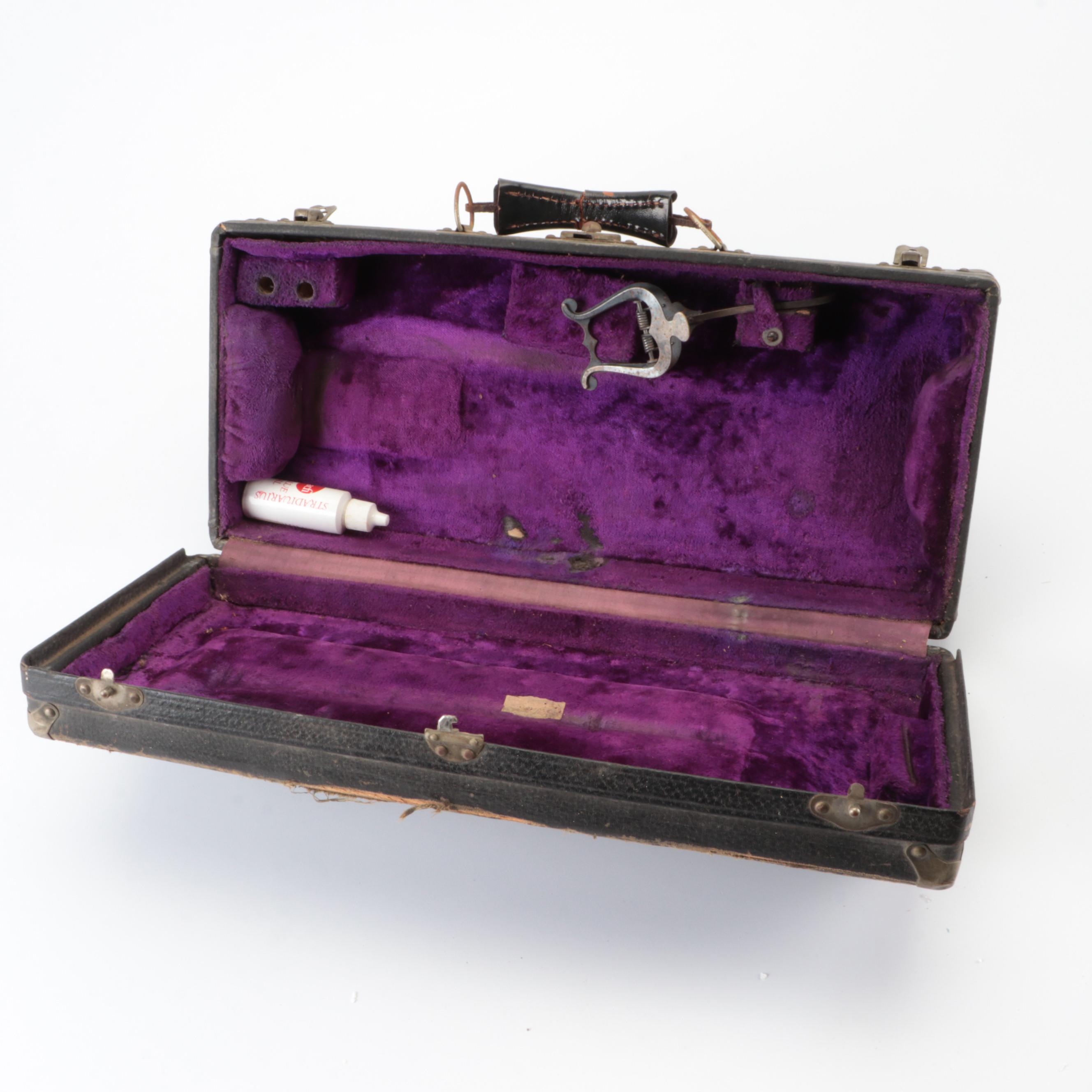 Frank Holton & Co. Model Clarke Cornet with Carrying Case