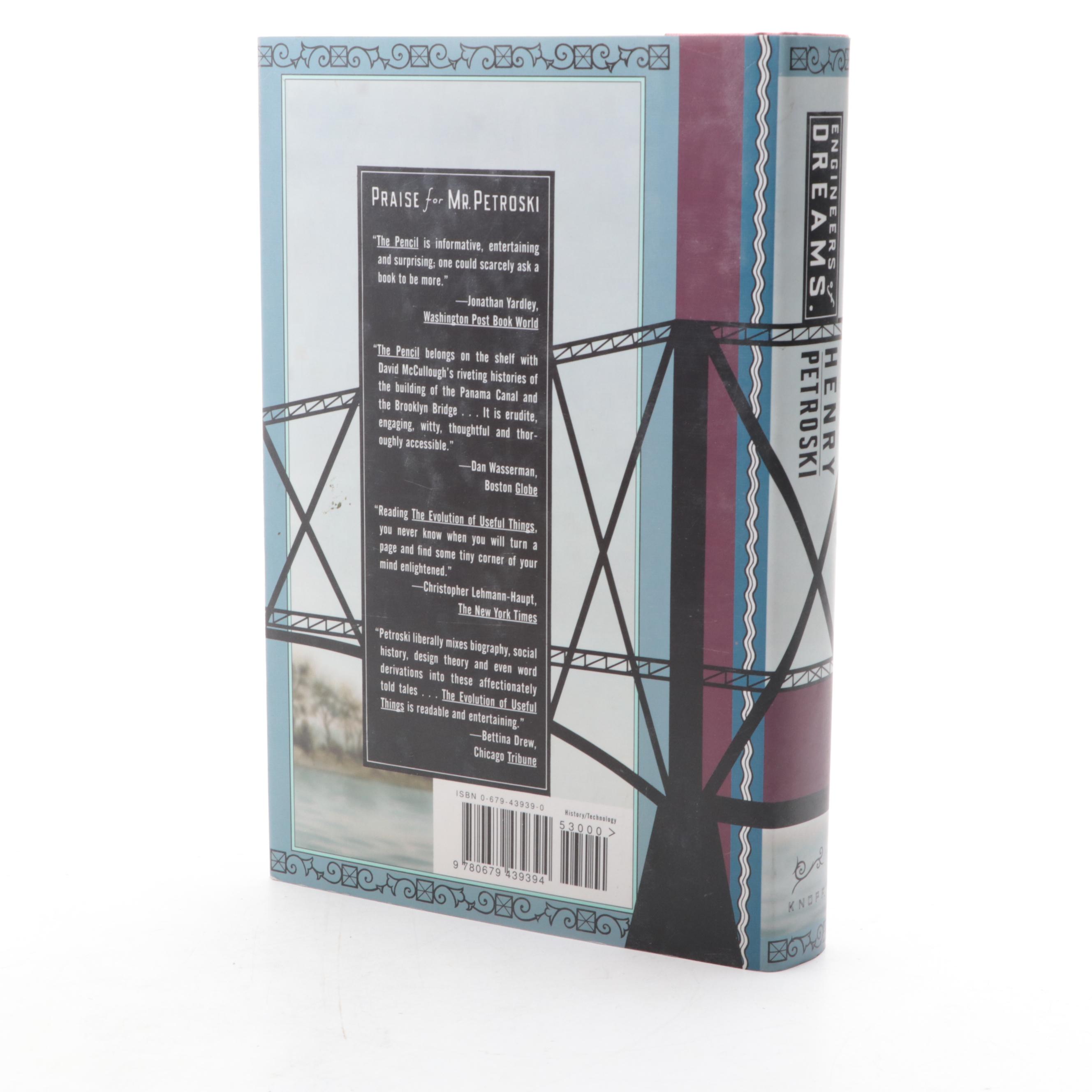 First Edition "Engineers of Dreams" by Henry Petroski and More Nonfiction Books