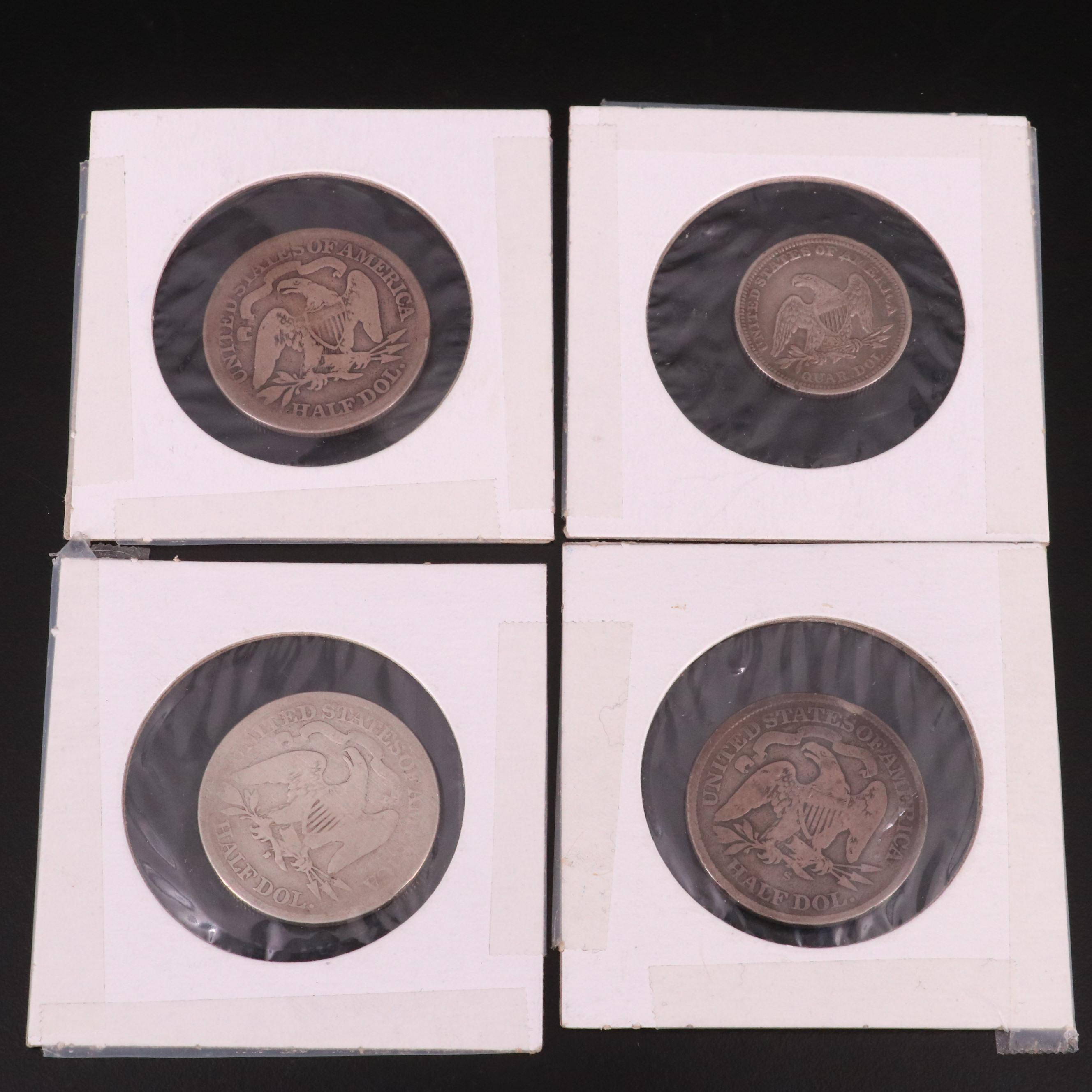 Four Seated Liberty Type Coins