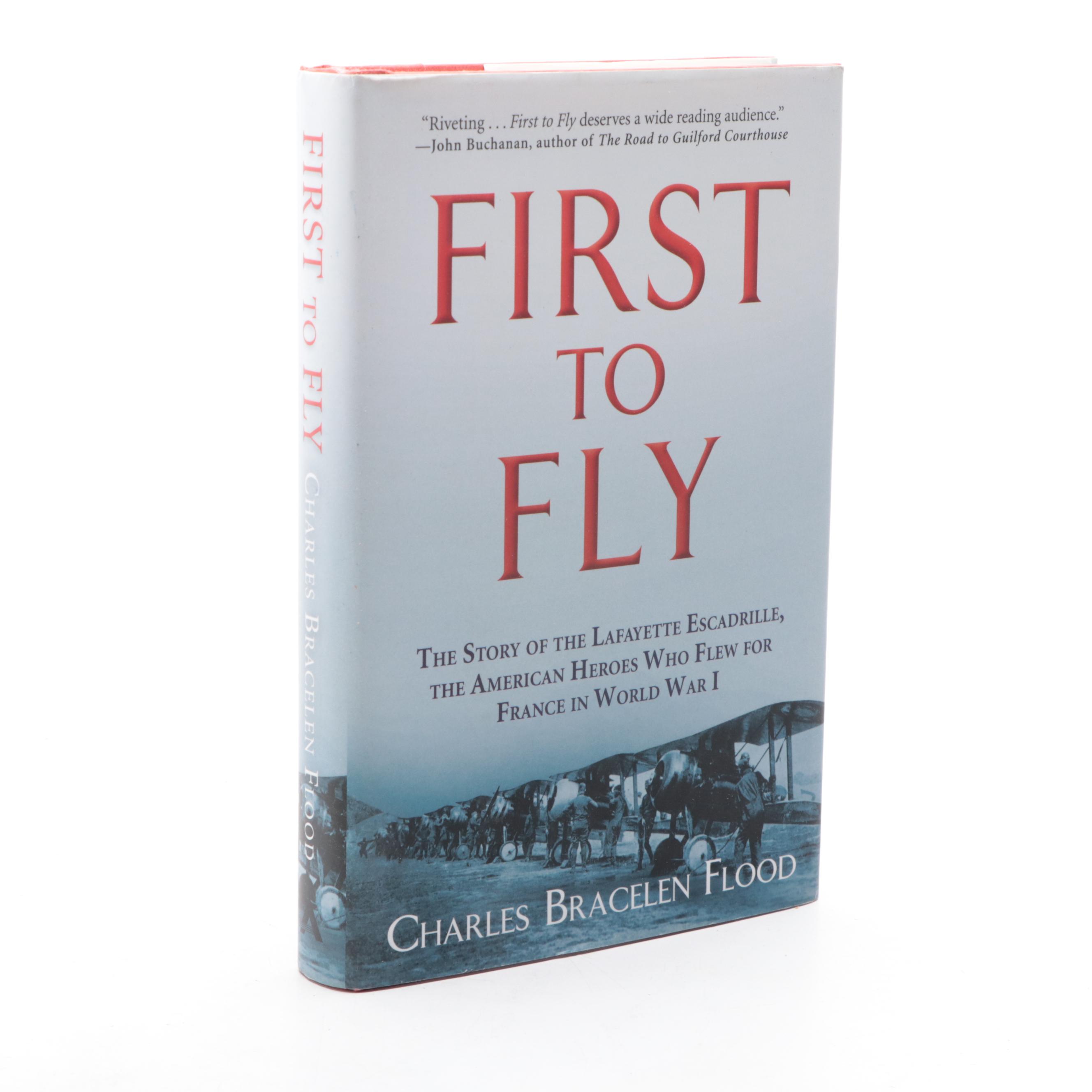 First Edition "First to Fly" by Charles Bracelen Flood and More Nonfiction Books