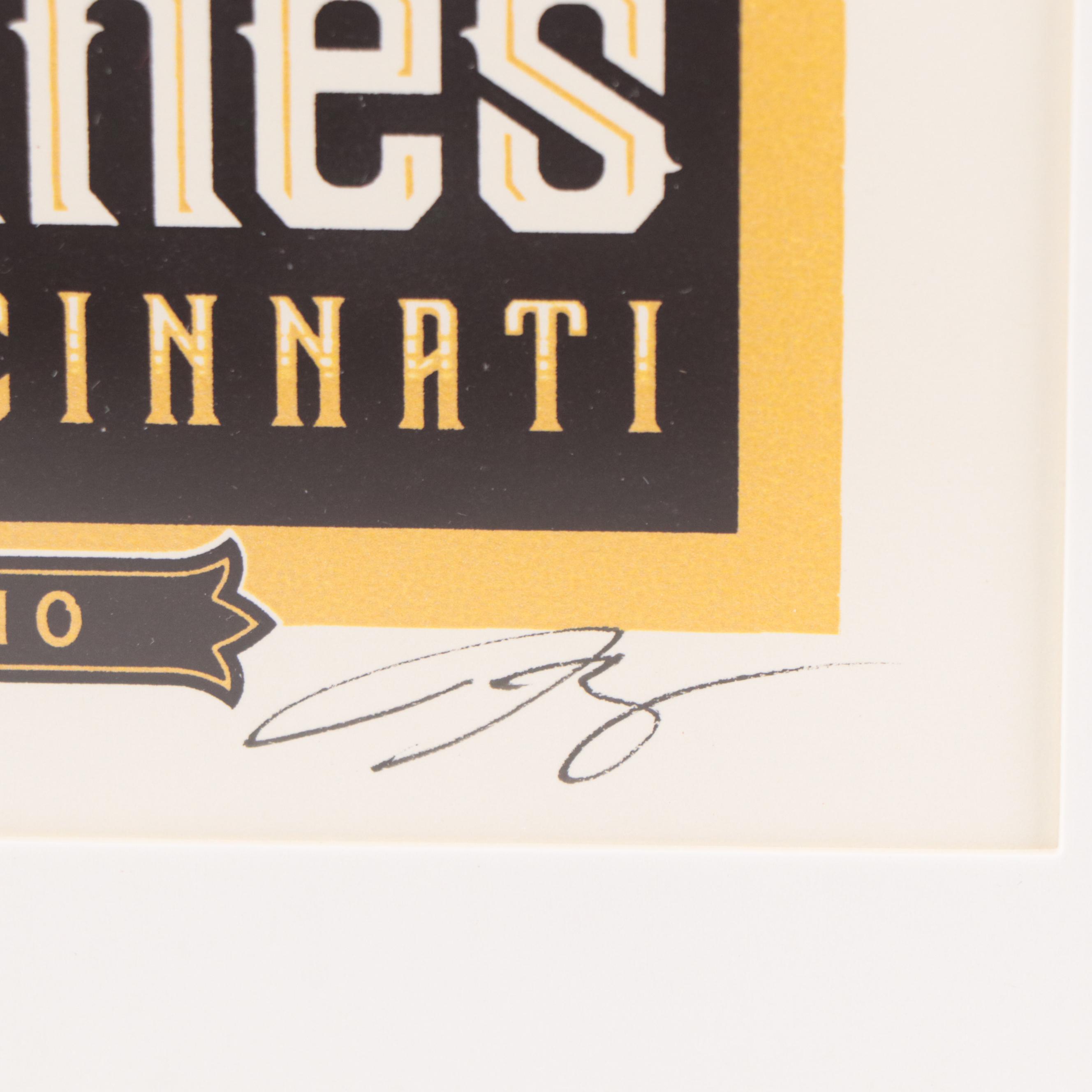 James Billiter Serigraph "Inclines of Cincinnati," 21st Century