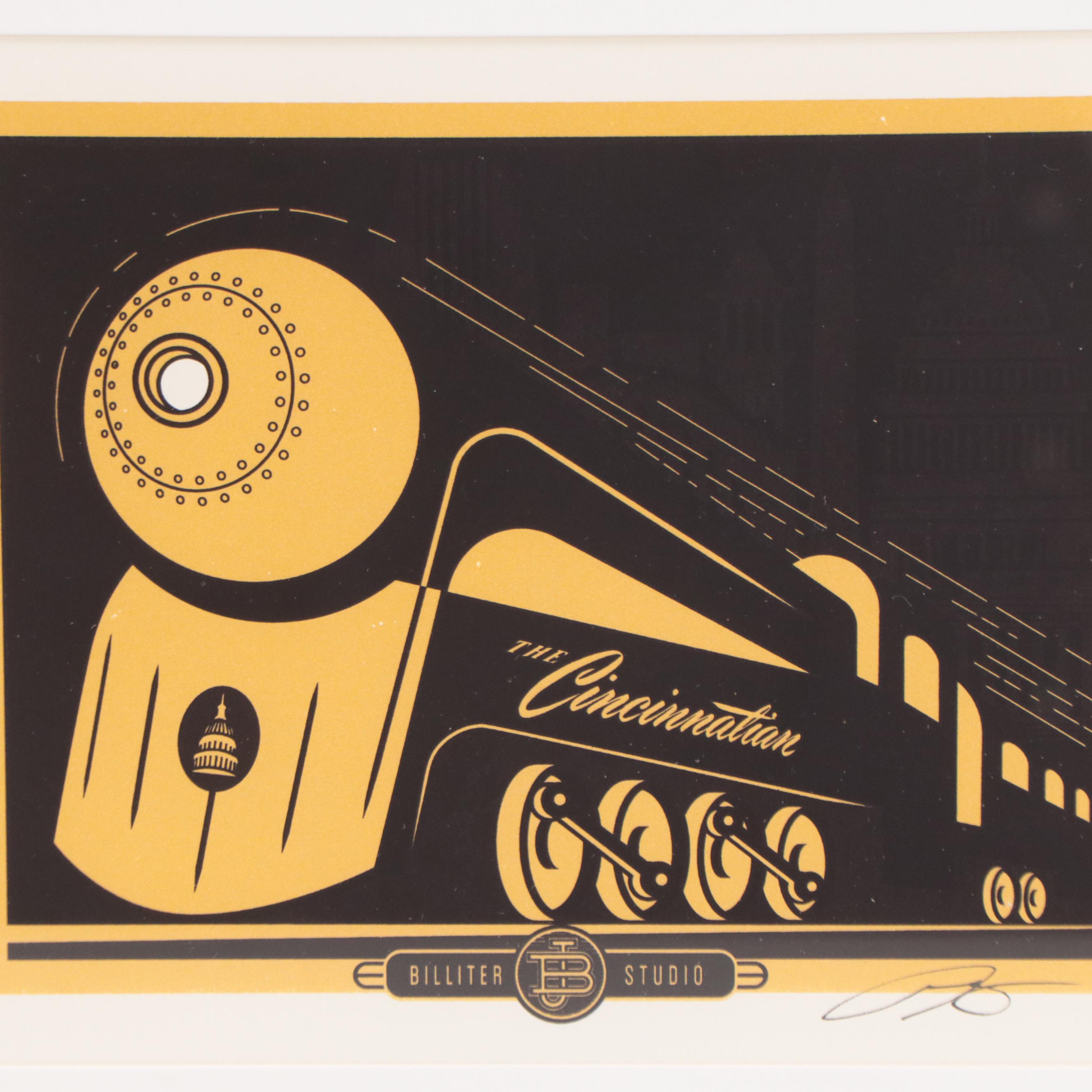 James Billiter Serigraph "The Cincinnatian," 21st Century