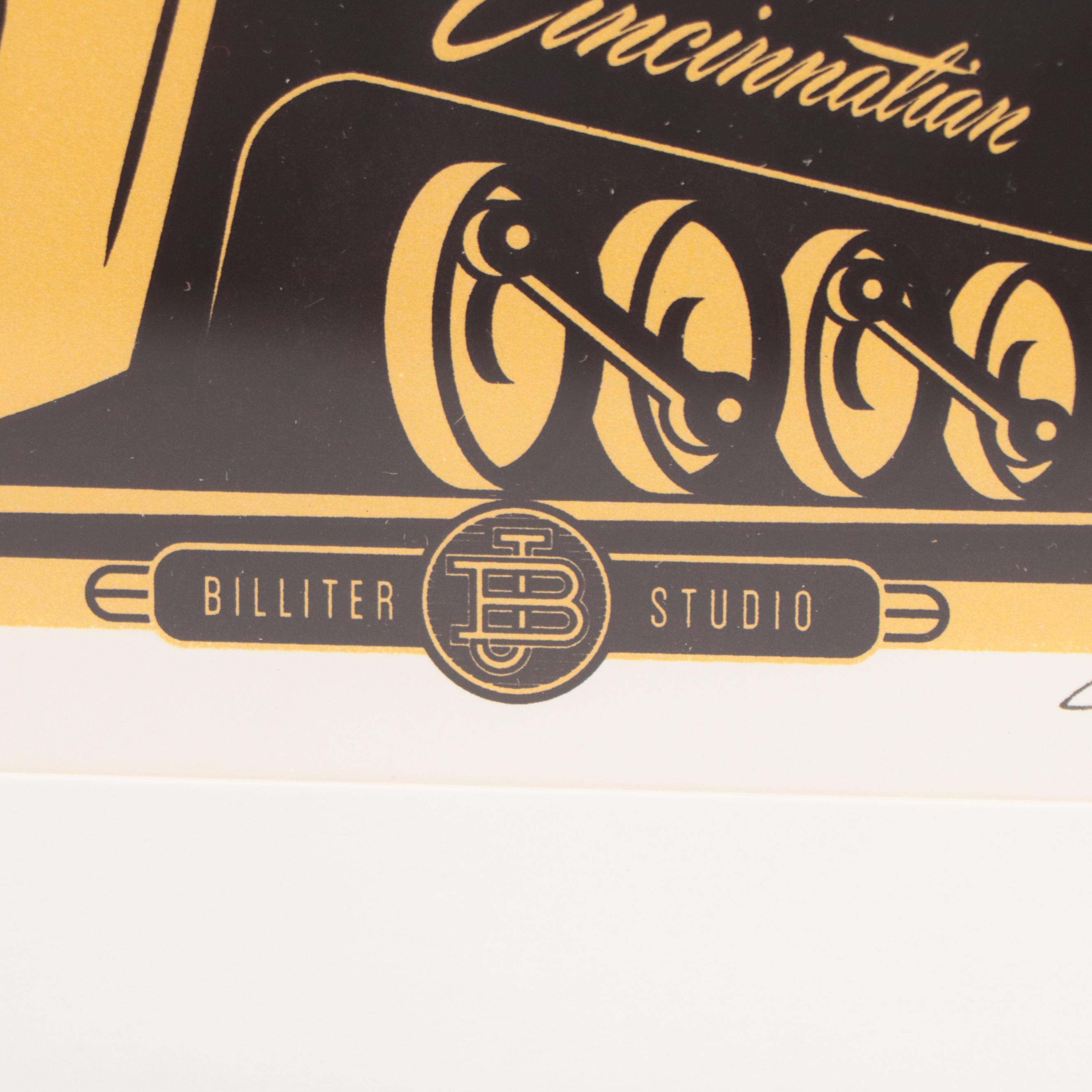 James Billiter Serigraph "The Cincinnatian," 21st Century