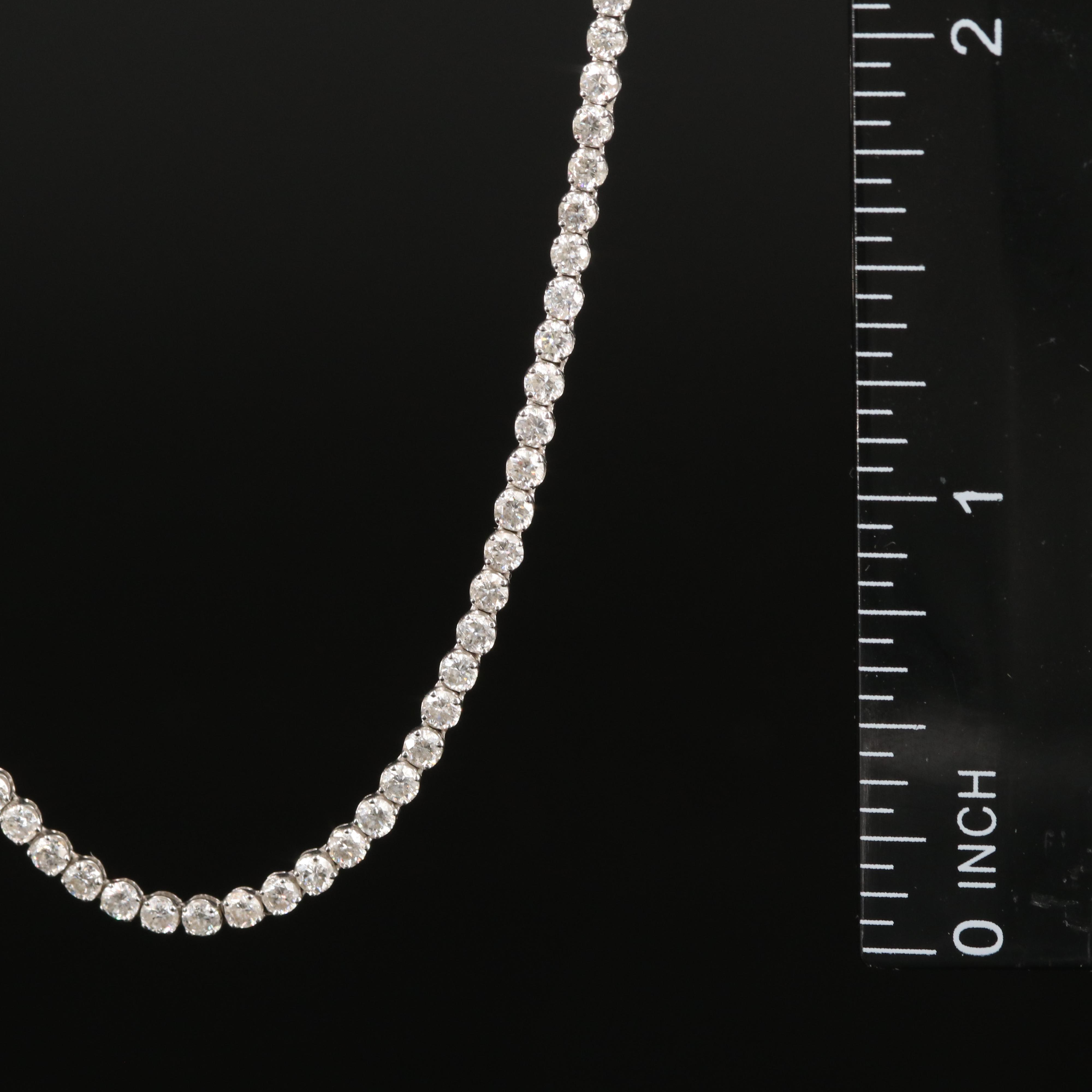 14K 5.00 CTW Diamond Line Necklace