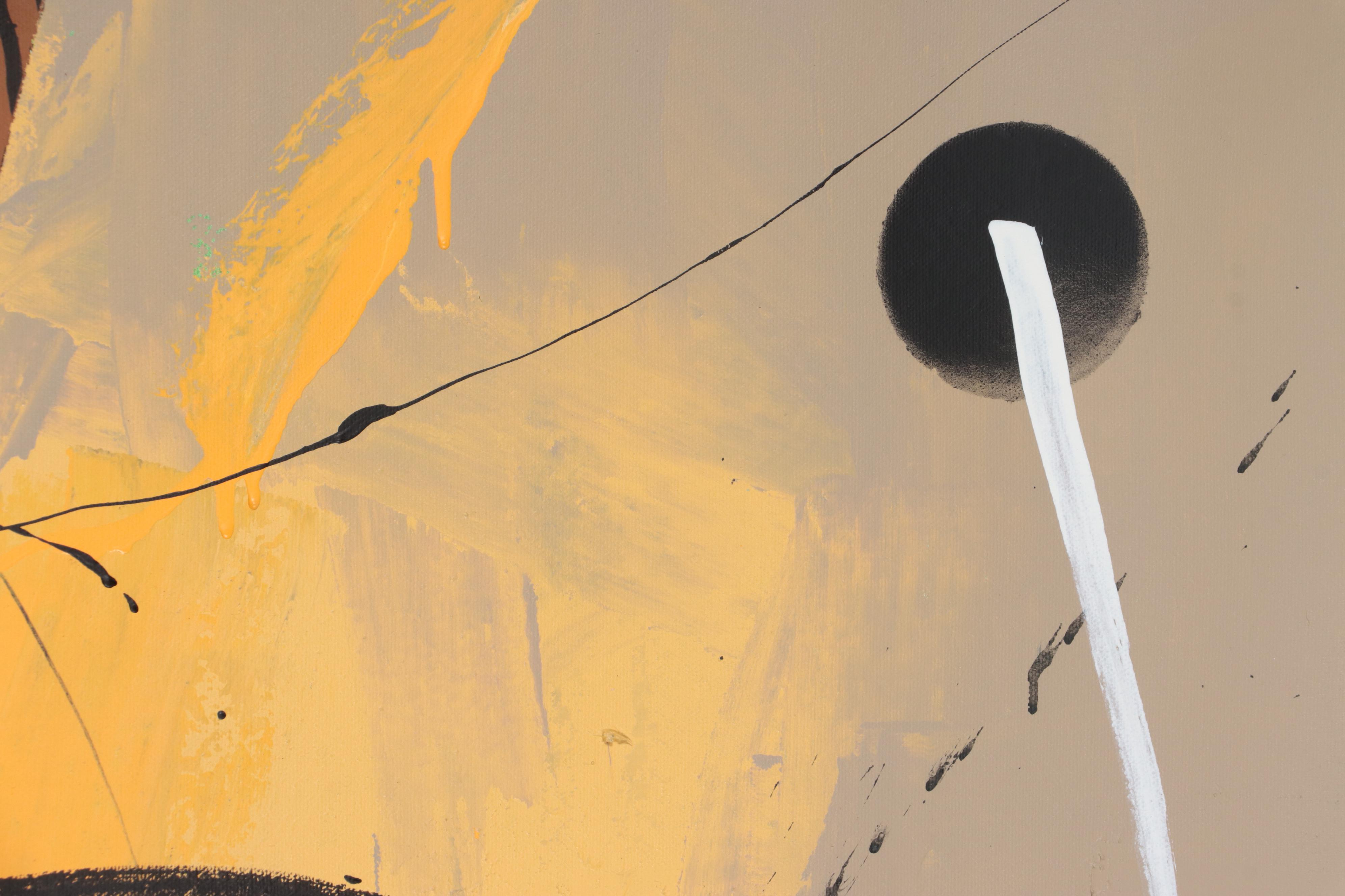 Michel Blázquez Large-Scale Acrylic and Oil Painting "Autumn Poetry," 2023