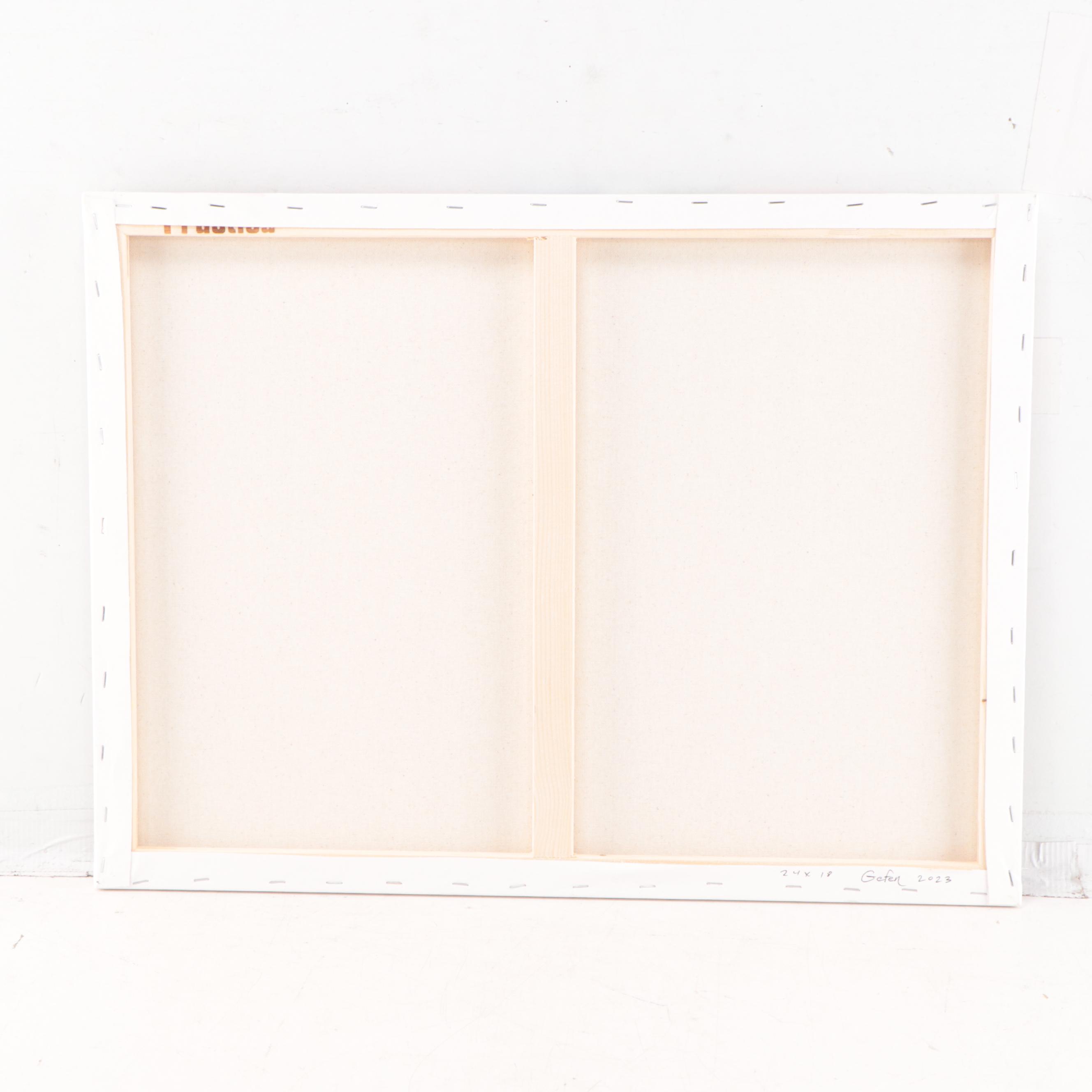 Saul Gefen Abstract Acrylic Painting, 2023