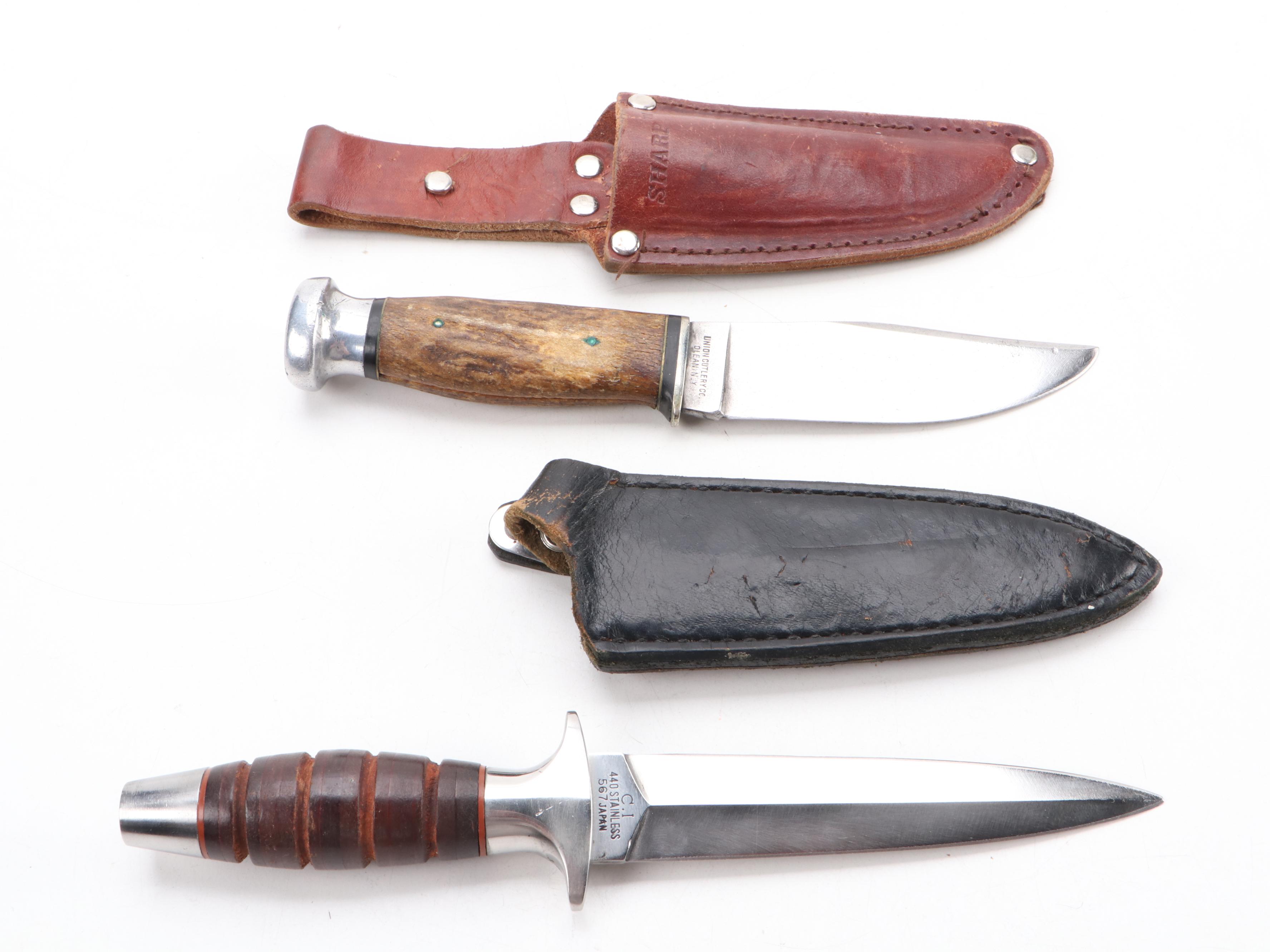 Collection of Ten Knives Including Kabar