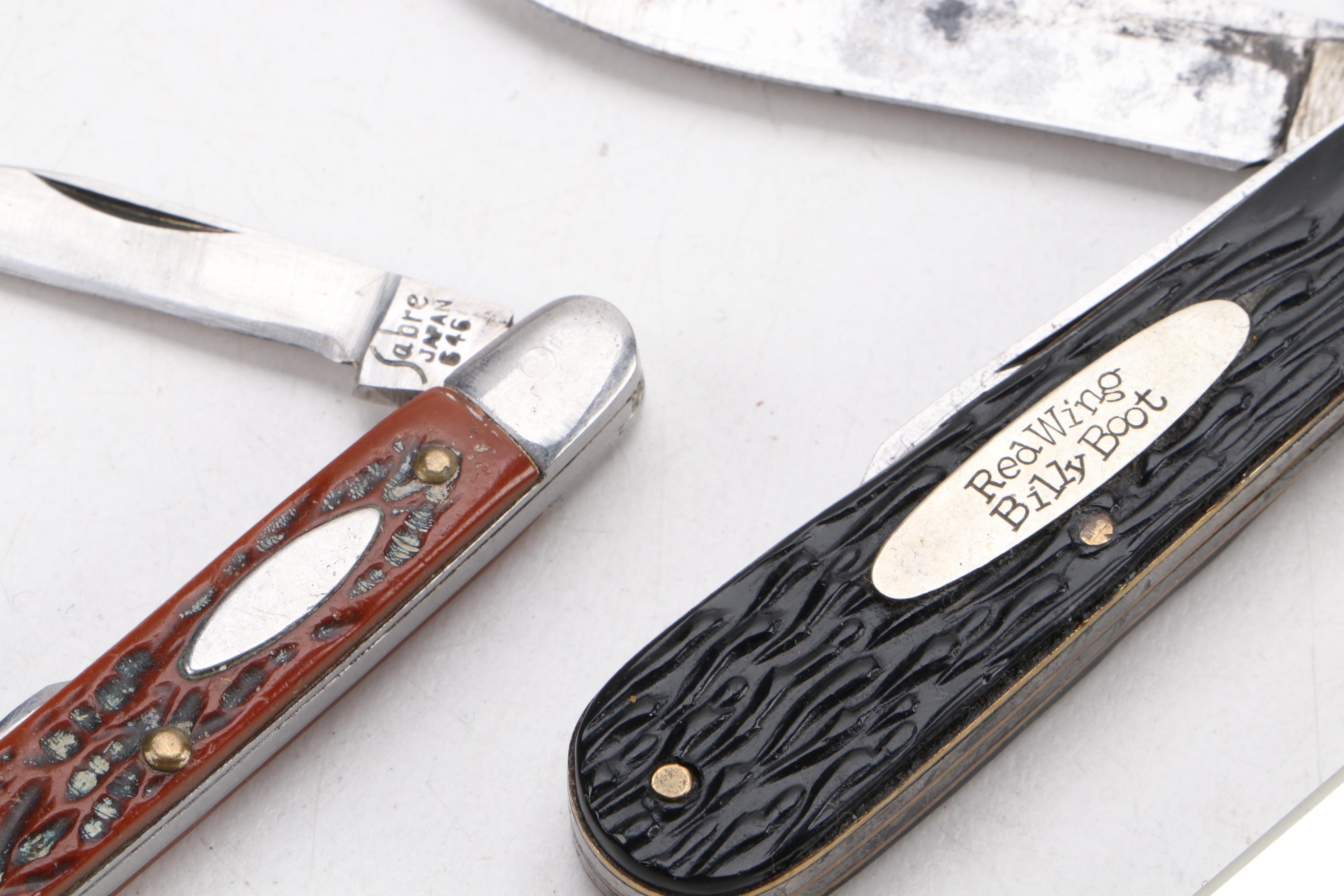 Collection of Ten Knives Including Kabar