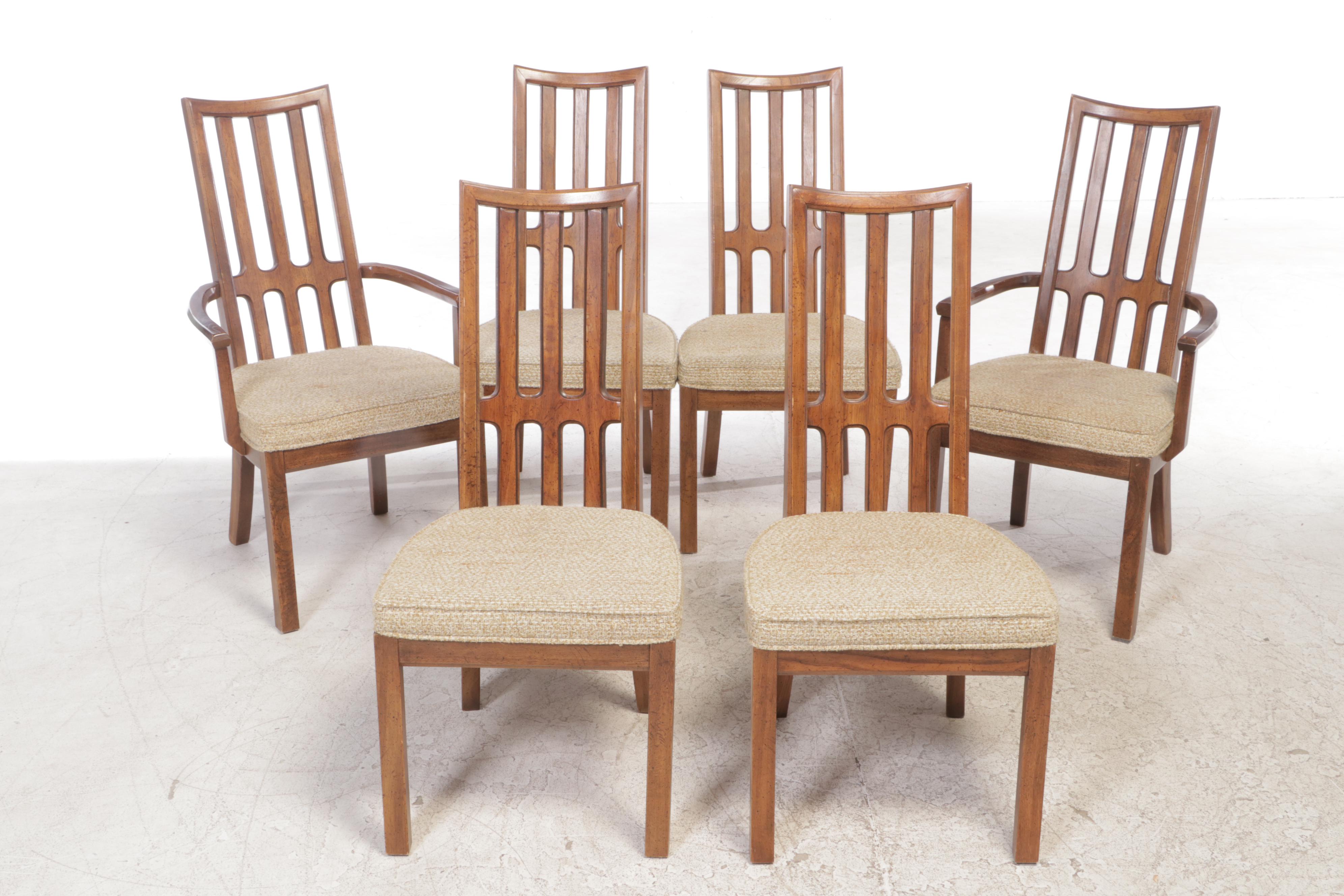 Seven-Piiece American of Martinsville Oak Dining Set