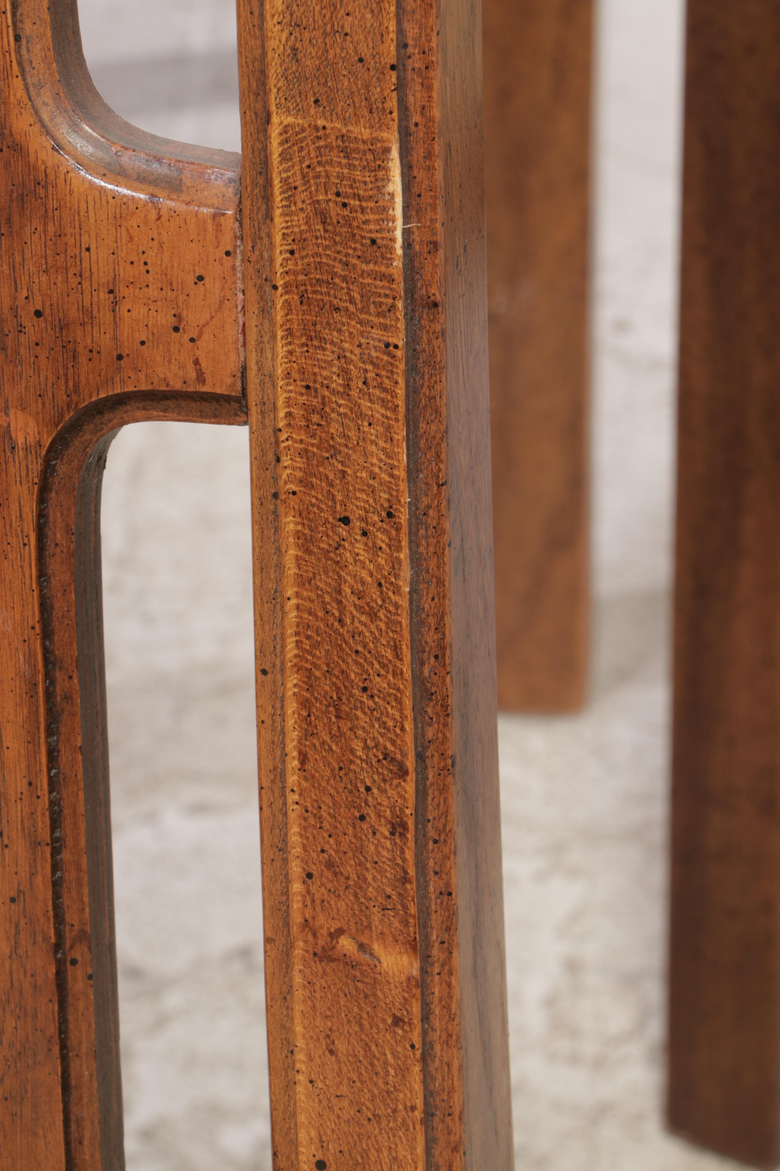 Seven-Piiece American of Martinsville Oak Dining Set