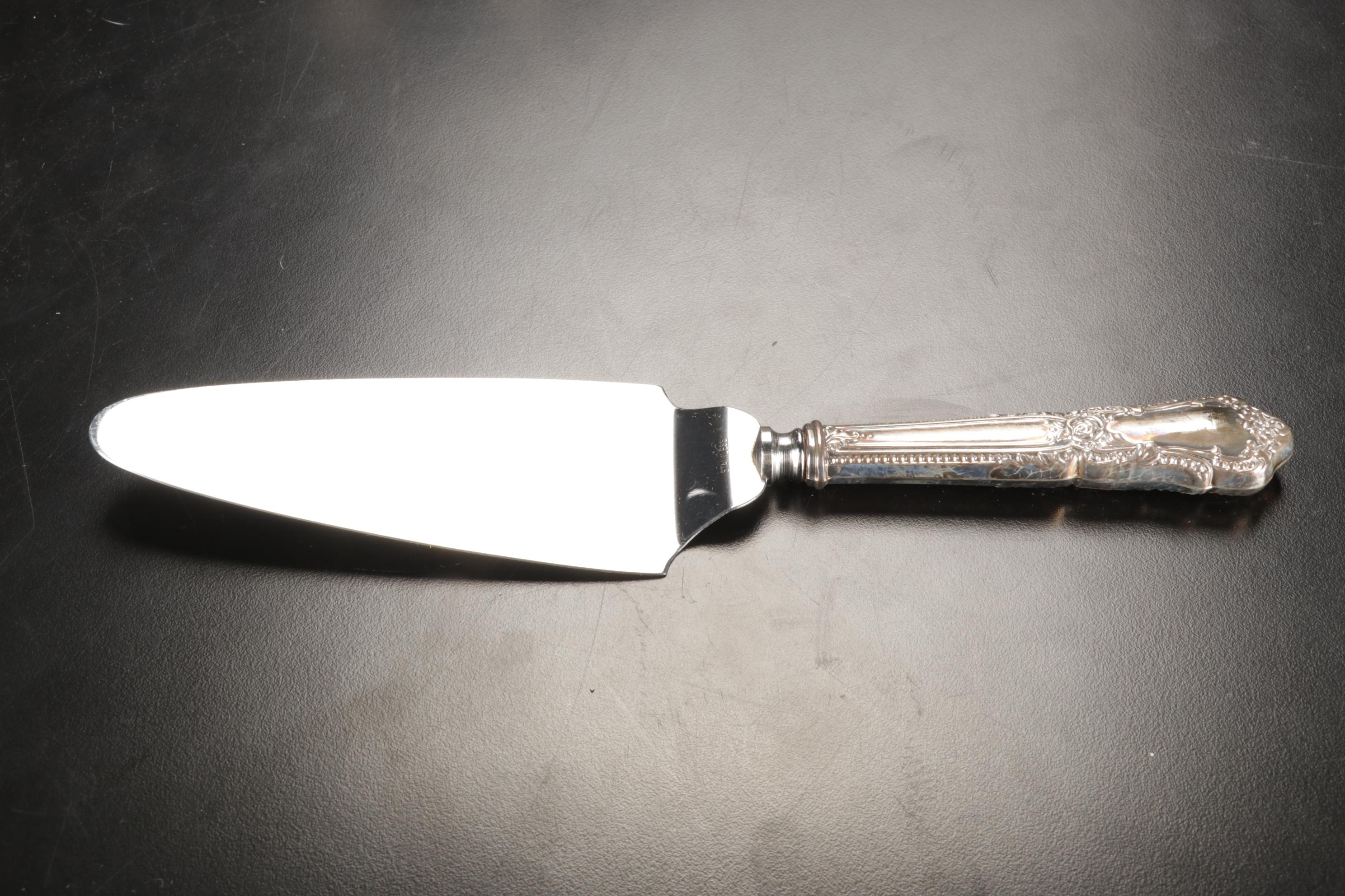 Frank M. Whiting "Rose of Sharon" Sterling Plate with American Weighted Silver