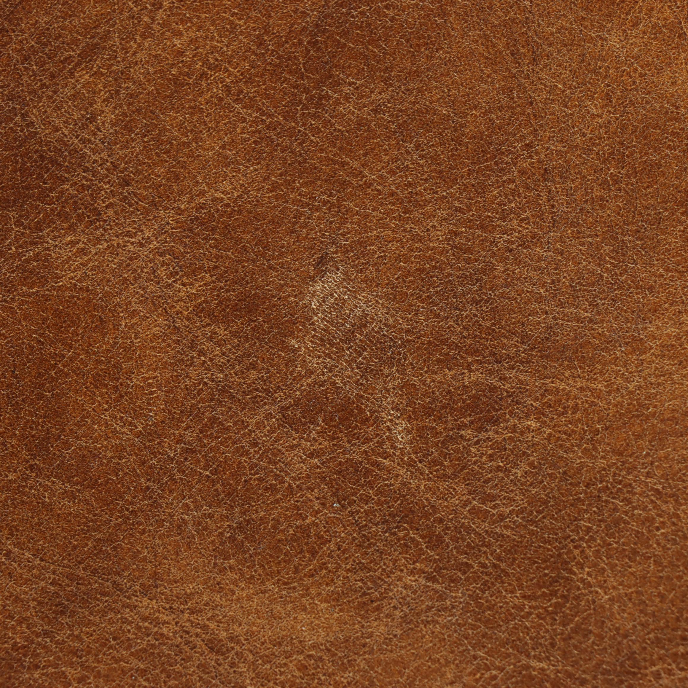 Hooker Furniture Brown Leather Swivel-Tilt Adjustable Desk Chair with Nailheads