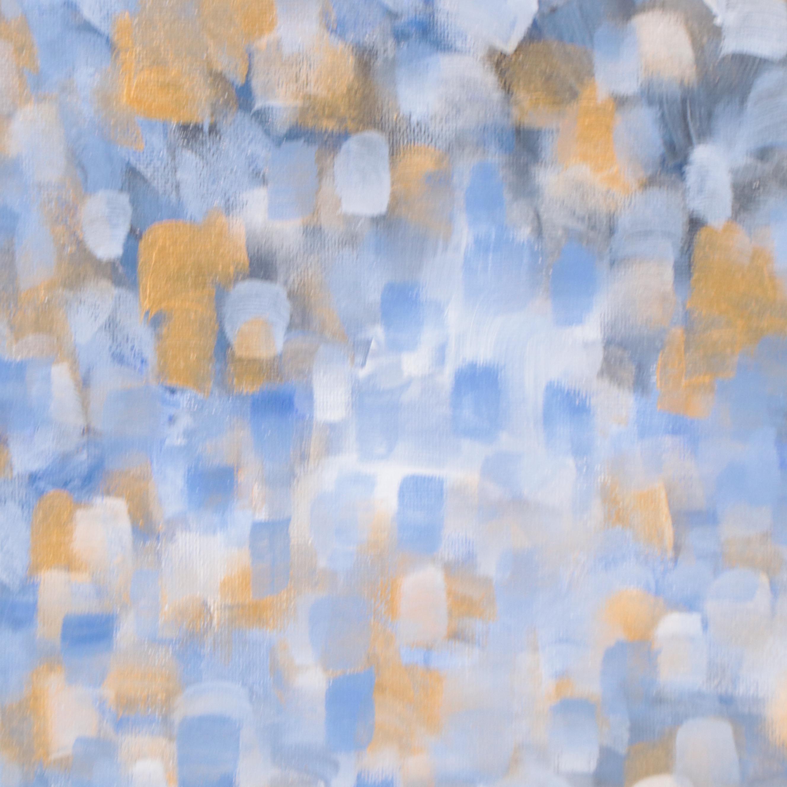 Saul Gefen Abstract Acrylic Painting "Dawn," 2023