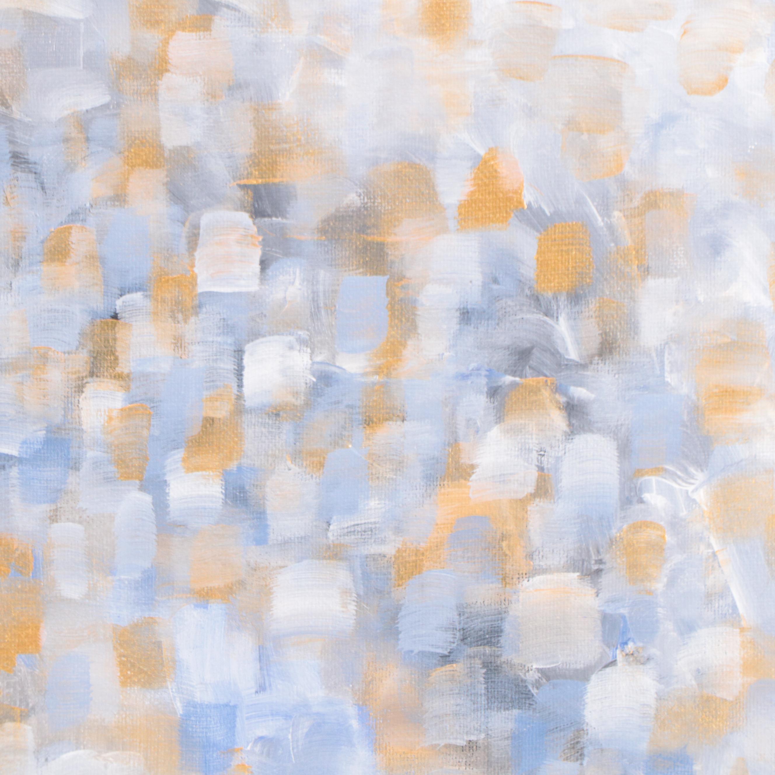 Saul Gefen Abstract Acrylic Painting "Dawn," 2023