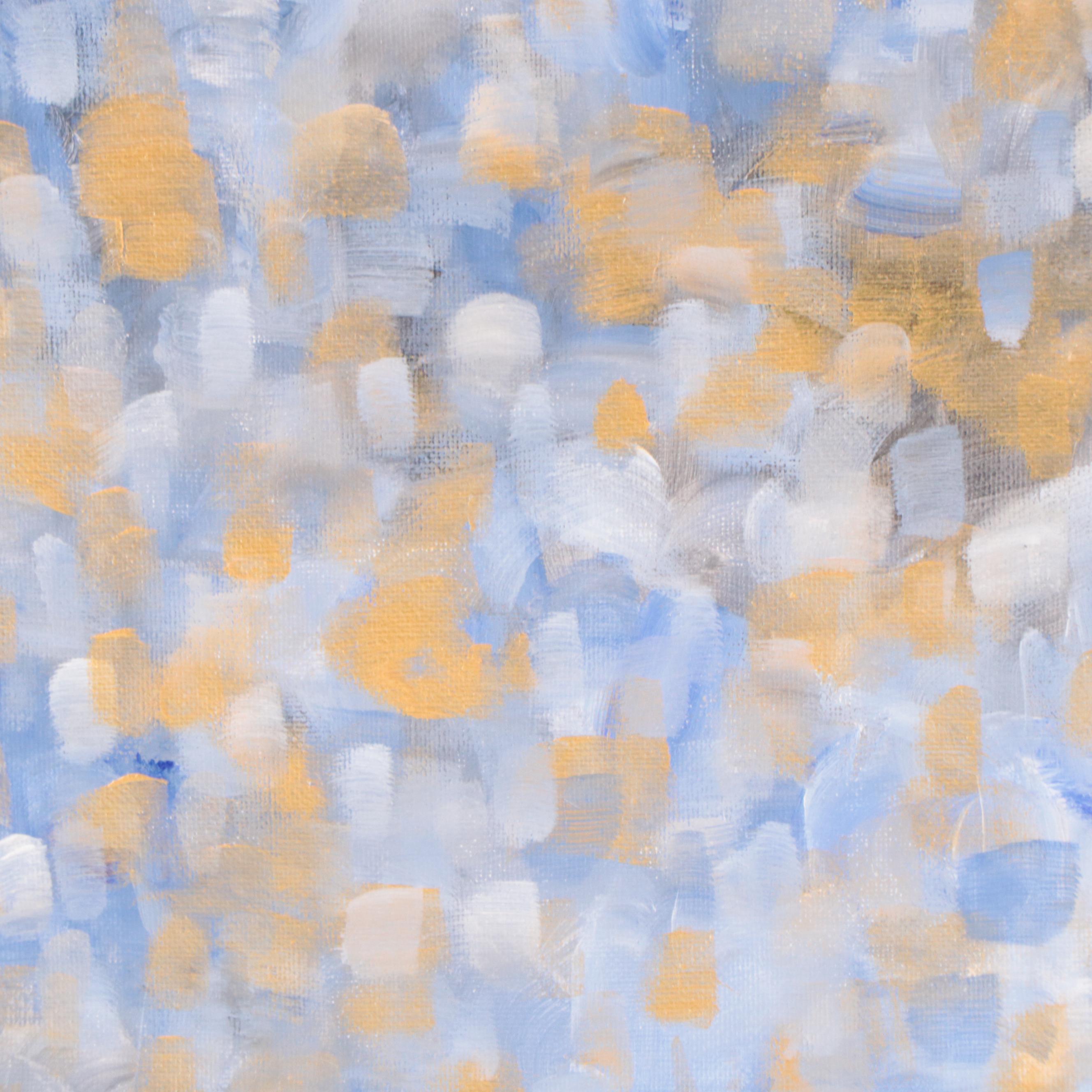 Saul Gefen Abstract Acrylic Painting "Dawn," 2023