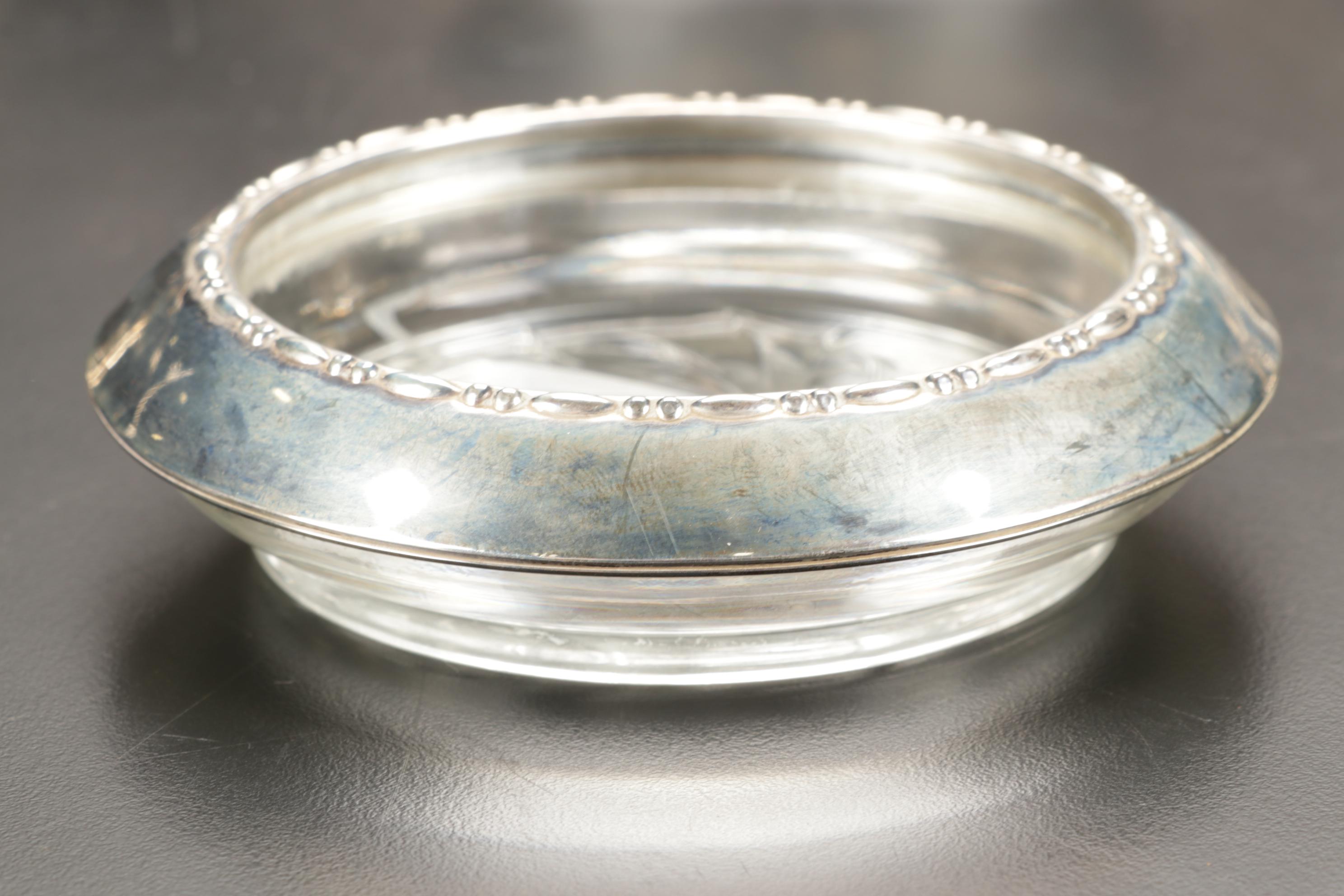 Reed & Barton "Trajan" Sterling Silver Bowl with Weighted Silver Serveware