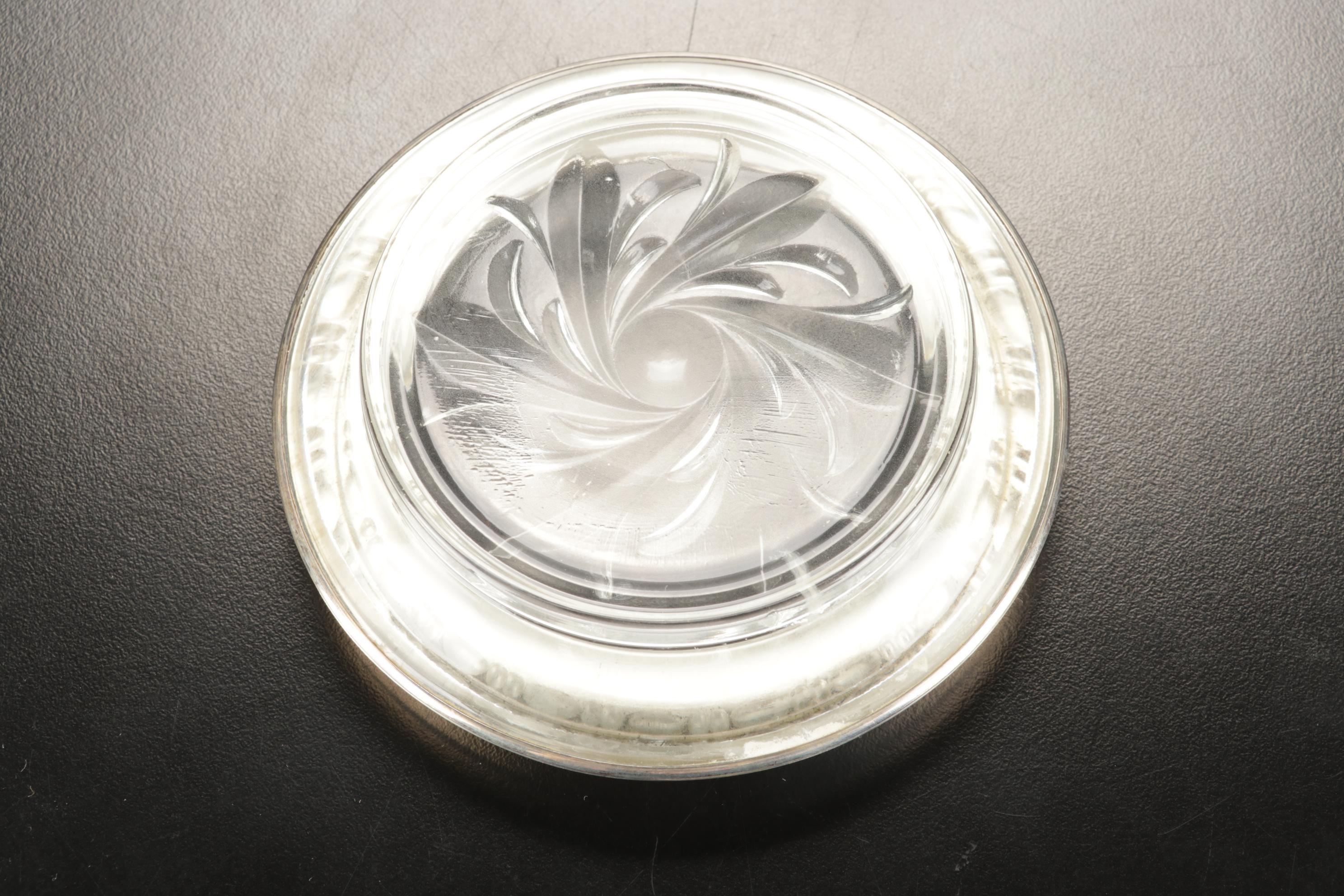 Reed & Barton "Trajan" Sterling Silver Bowl with Weighted Silver Serveware