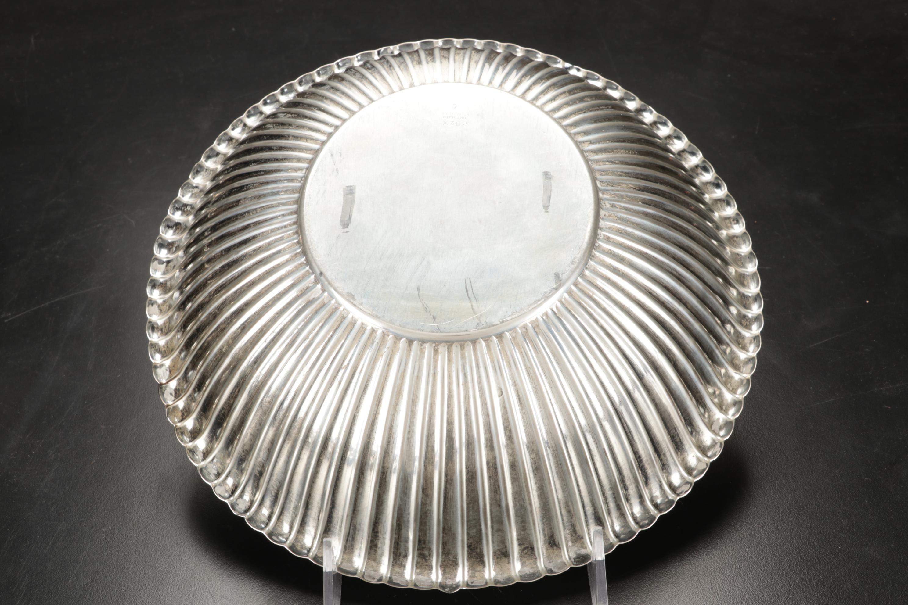 Reed & Barton "Trajan" Sterling Silver Bowl with Weighted Silver Serveware