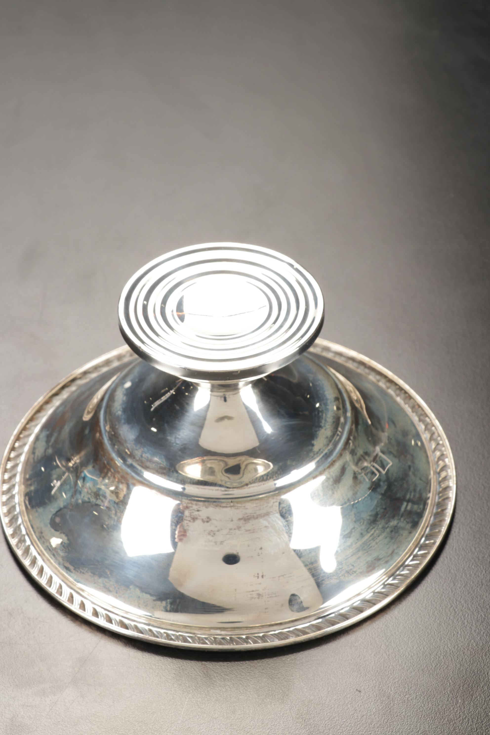 Reed & Barton "Trajan" Sterling Silver Bowl with Weighted Silver Serveware