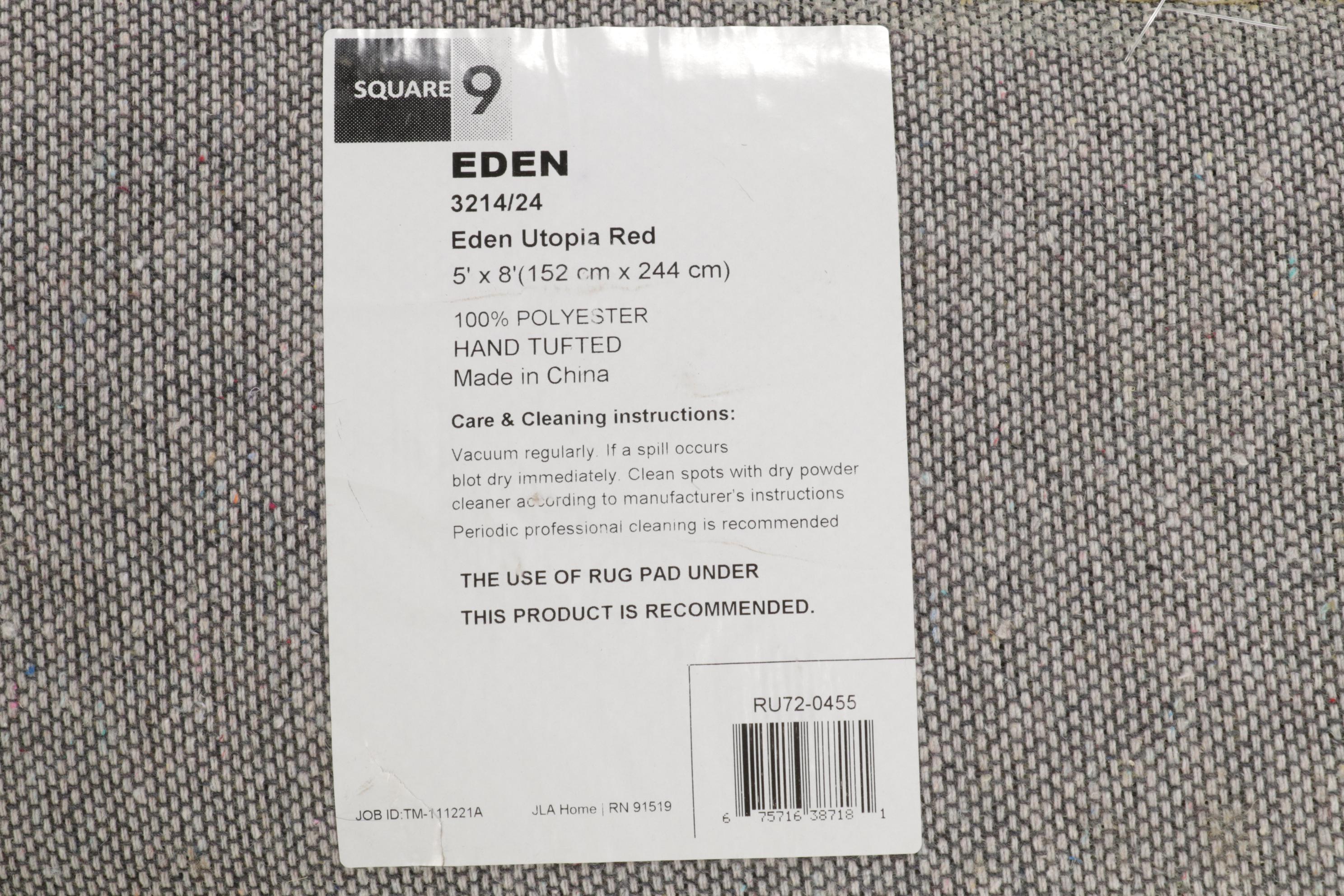 5' x 7'11 Hand-Tufted Square 9 Eden Area Rug