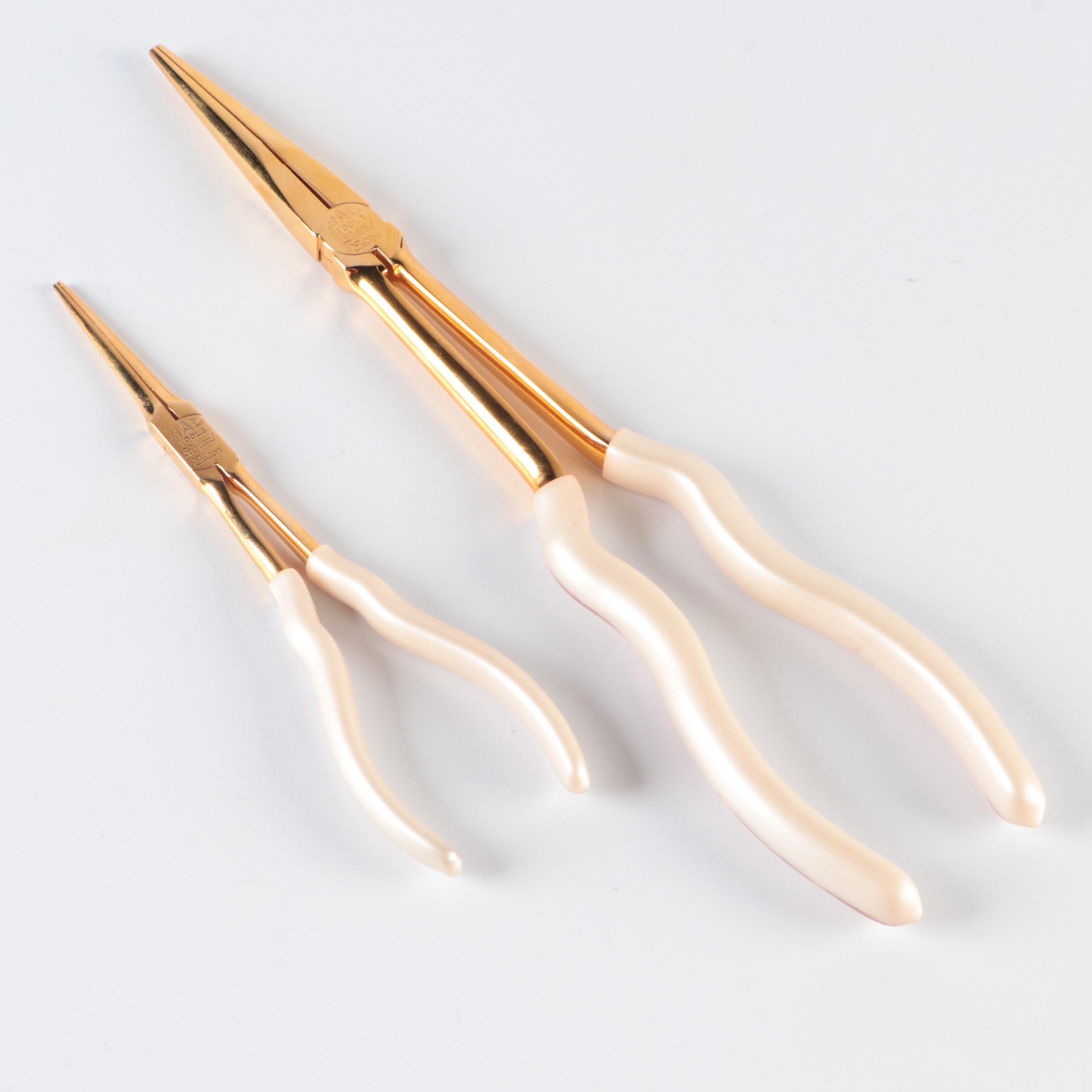 1995 Mac Tools Limited Edition Long Reach Pliers Set