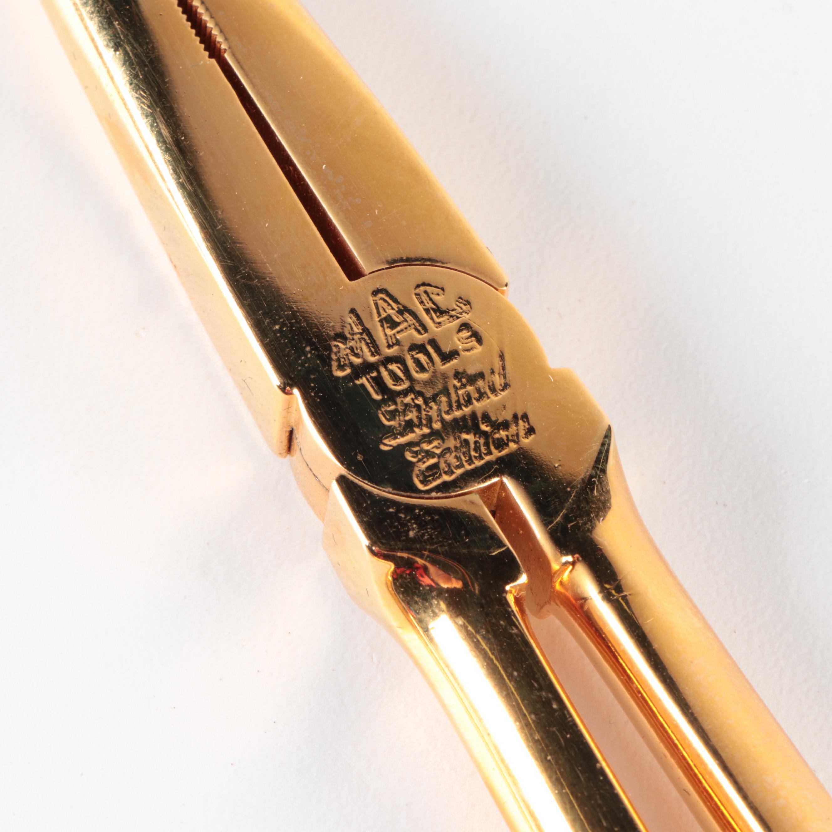 1995 Mac Tools Limited Edition Long Reach Pliers Set