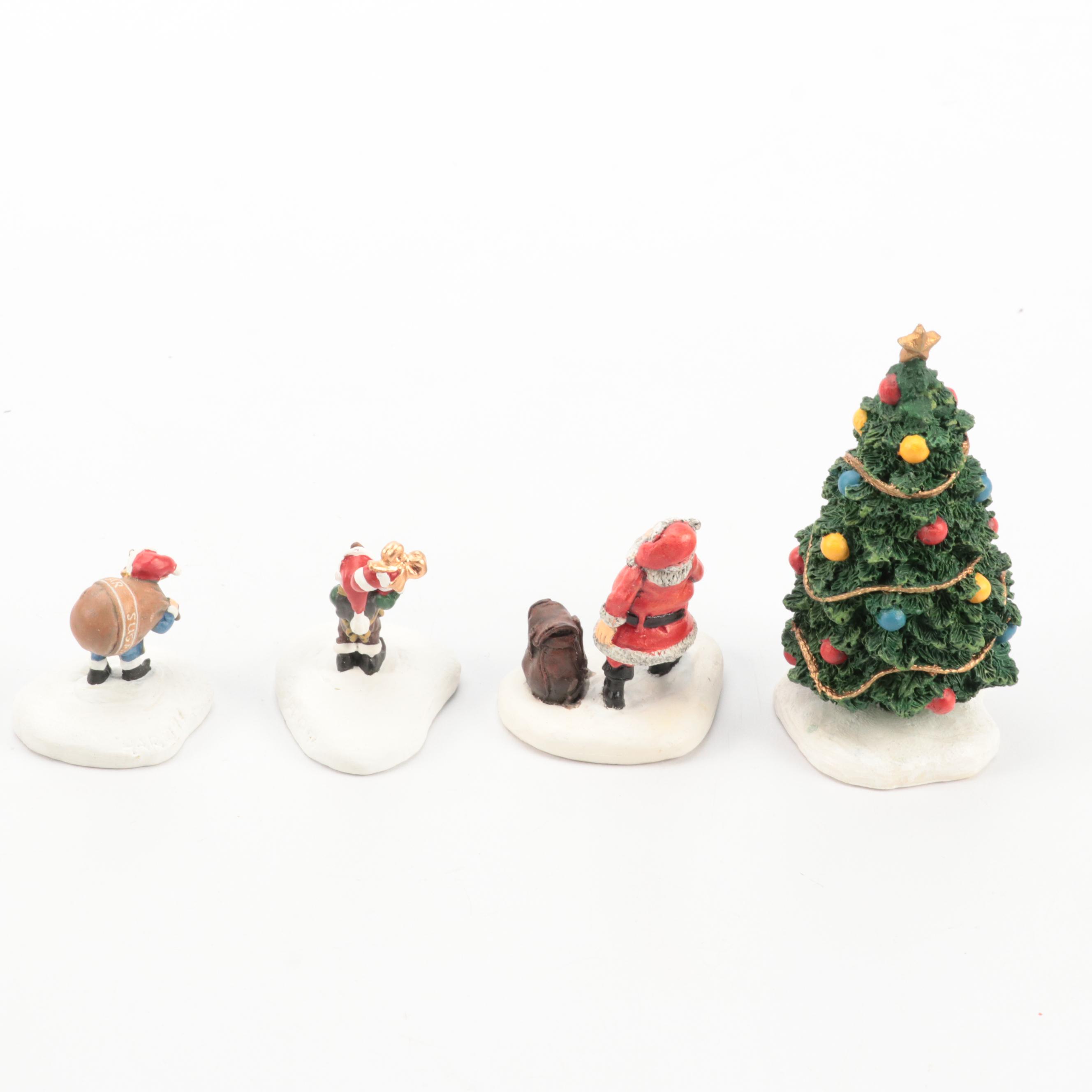 Hawthorne Nativity Set With Other Christmas Village Buildings and Accessories