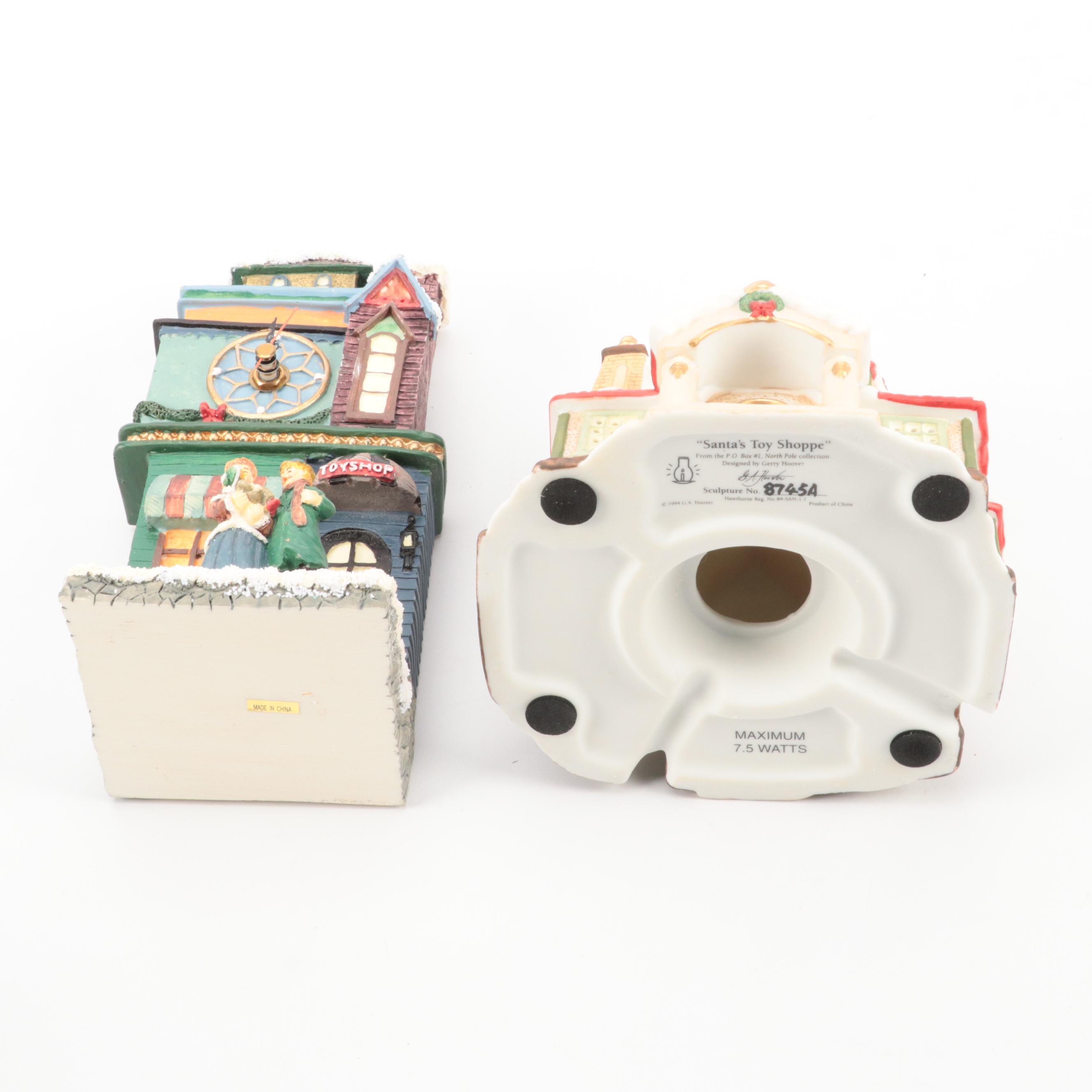 Hawthorne Nativity Set With Other Christmas Village Buildings and Accessories