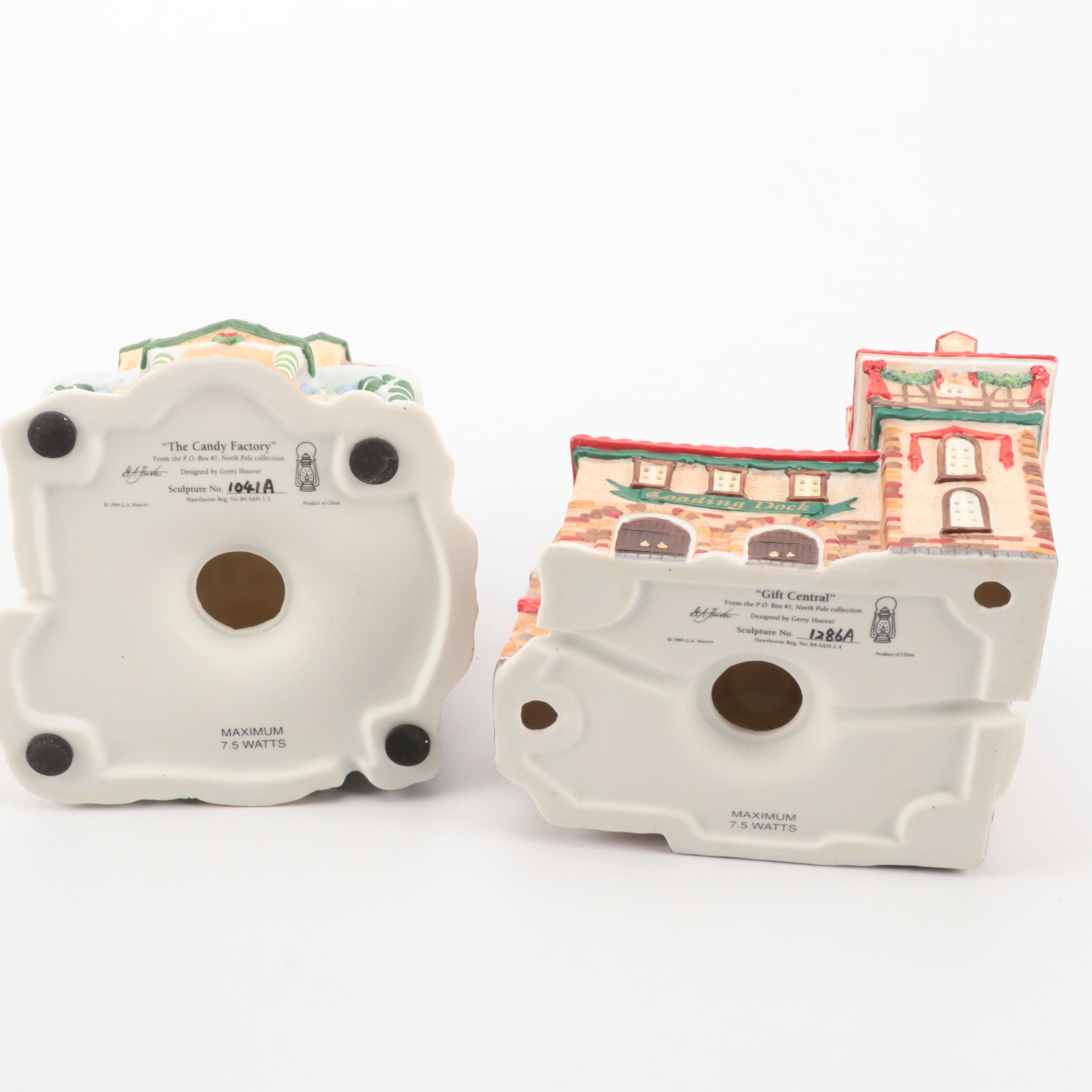 Hawthorne Nativity Set With Other Christmas Village Buildings and Accessories